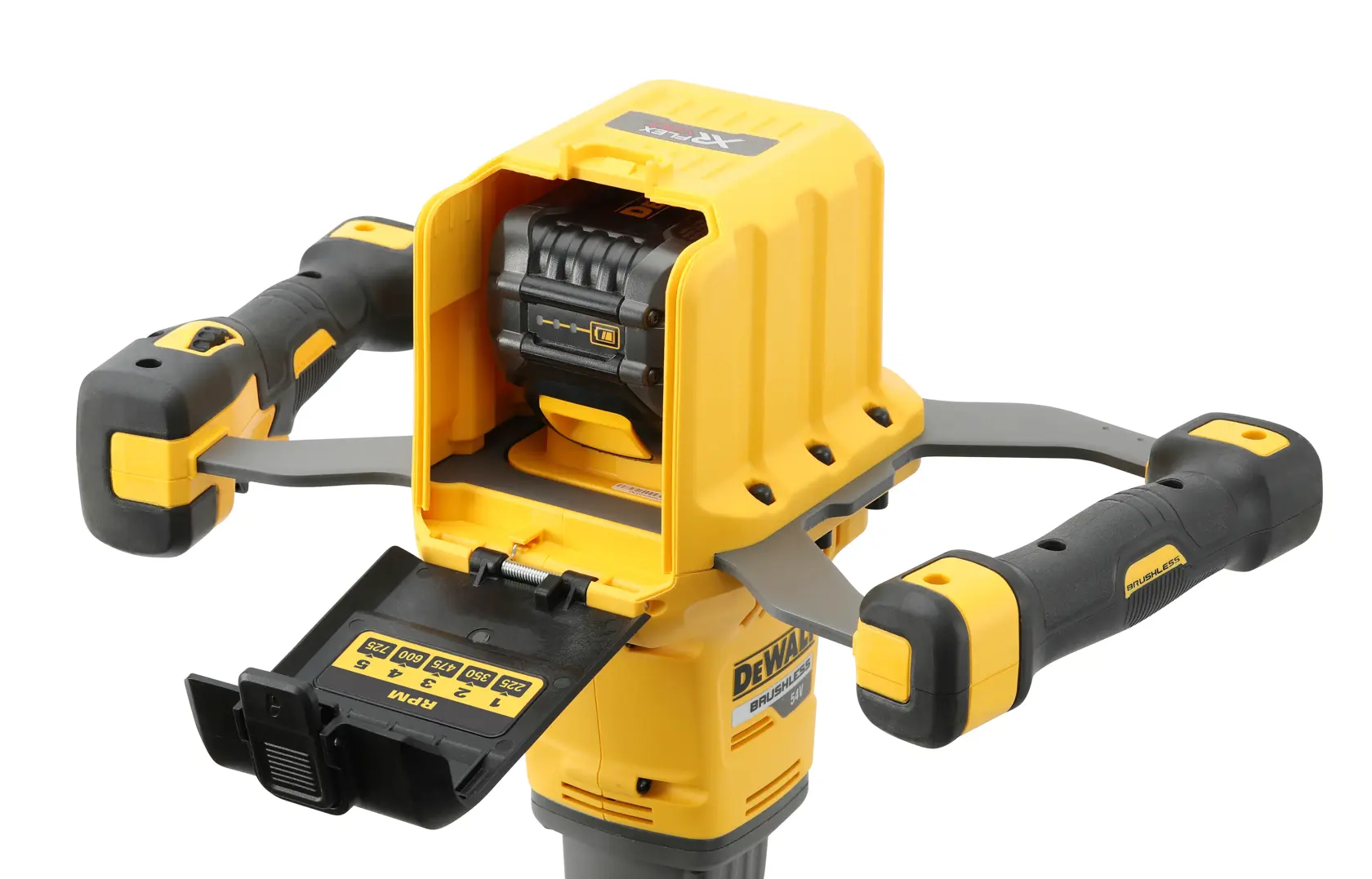 Malaxor cu acumulator 54V XR Flexvolt -  2 X 9Ah