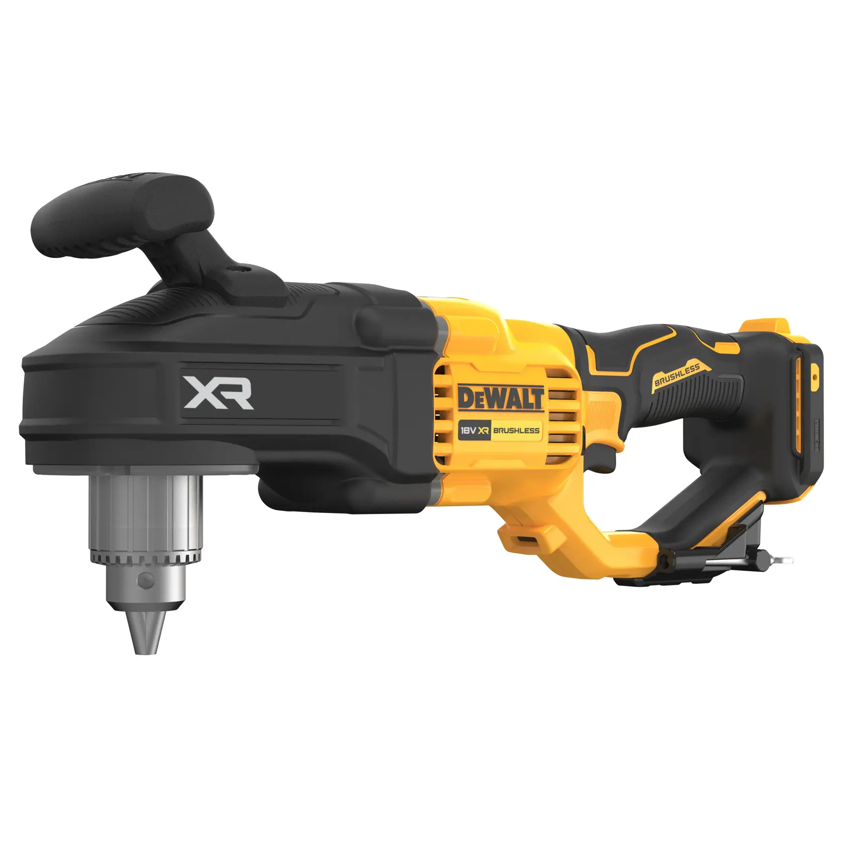 Mașină de găurit pentru montanți și grinzi DEWALT® 18V XR® cu motor fără perii și cap unghiular (fără acumulator și încărcător)