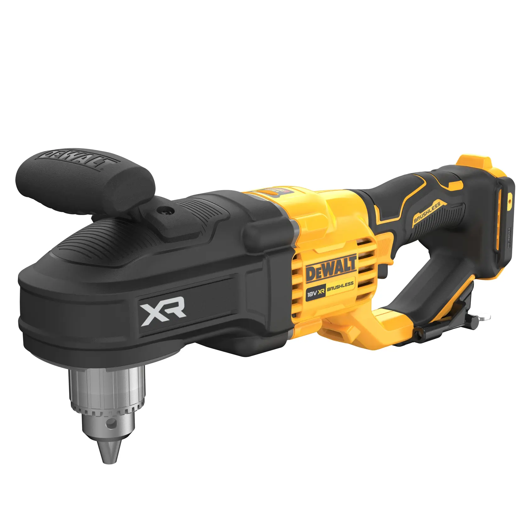 Mașină de găurit pentru montanți și grinzi DEWALT® 18V XR® cu motor fără perii și cap unghiular (fără acumulator și încărcător)