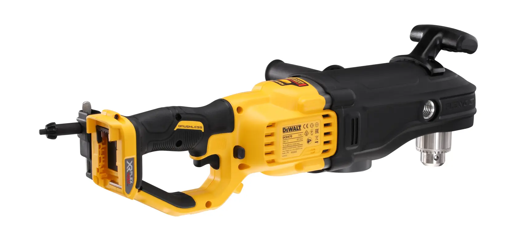 Mașină de găurit în unghi drept de 54 V XR Flexvolt - Unitate fără accesorii