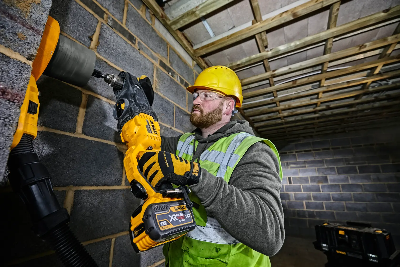 Mașină de găurit în unghi drept de 54 V XR Flexvolt - Unitate fără accesorii