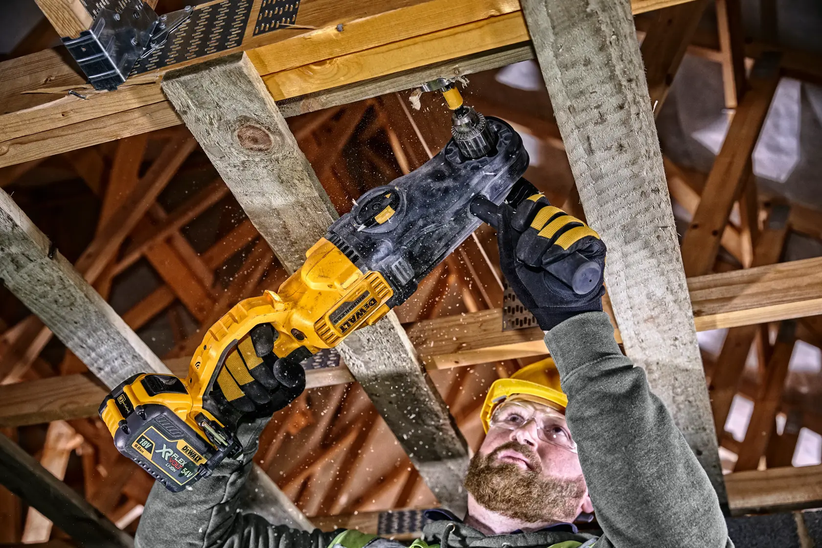 Mașină de găurit în unghi drept de 54 V XR Flexvolt - Unitate fără accesorii