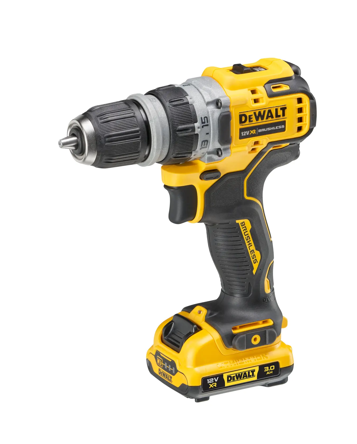 Mașină de găurit și înșurubat cu cap interschimbabil de 12 V XR - 2 X 3 Ah