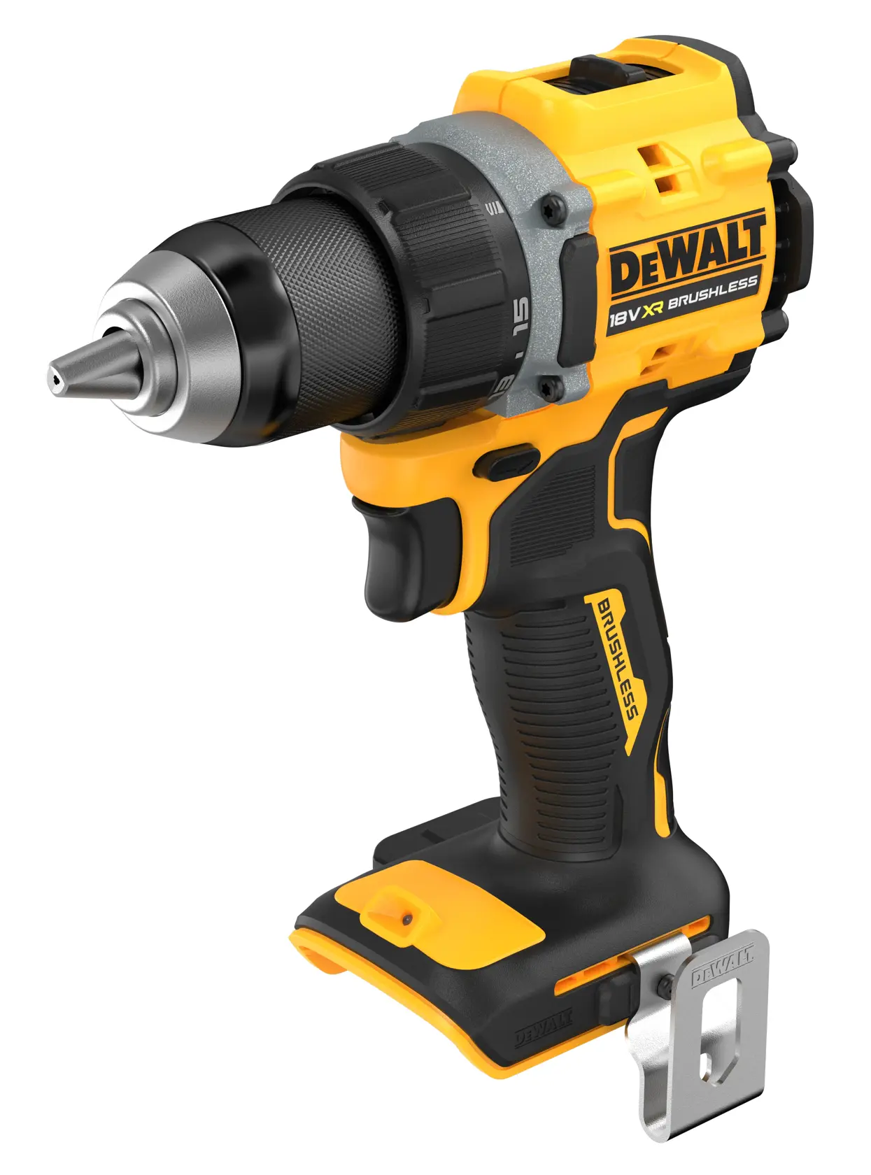 Mașină de găurit și înșurubat compactă, 18V XR cu motor fără perii (doar unealta)