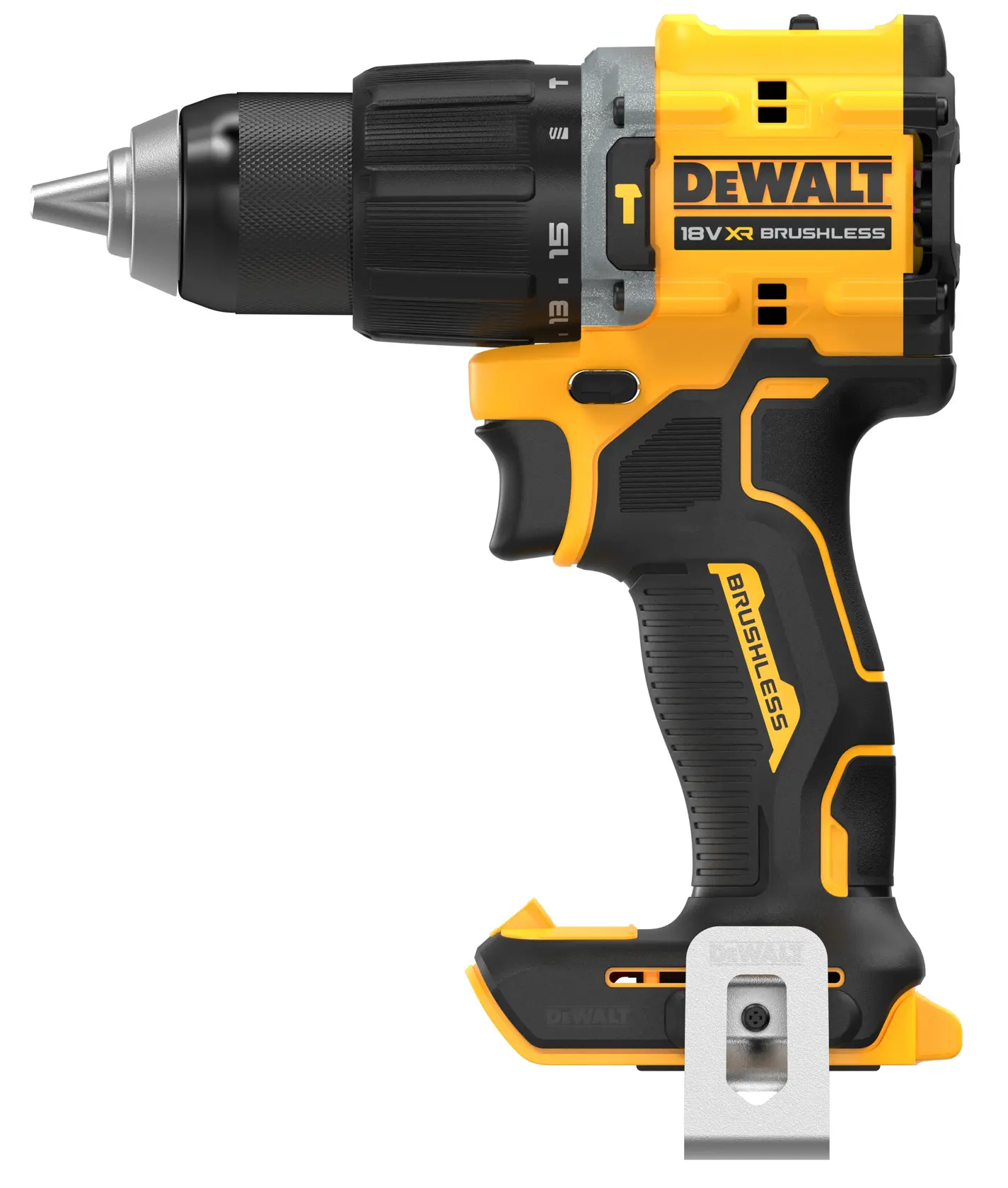 Mașină de găurit și înșurubat cu percuție, compactă, 18V XR, cu motor fără perii (doar unealta)