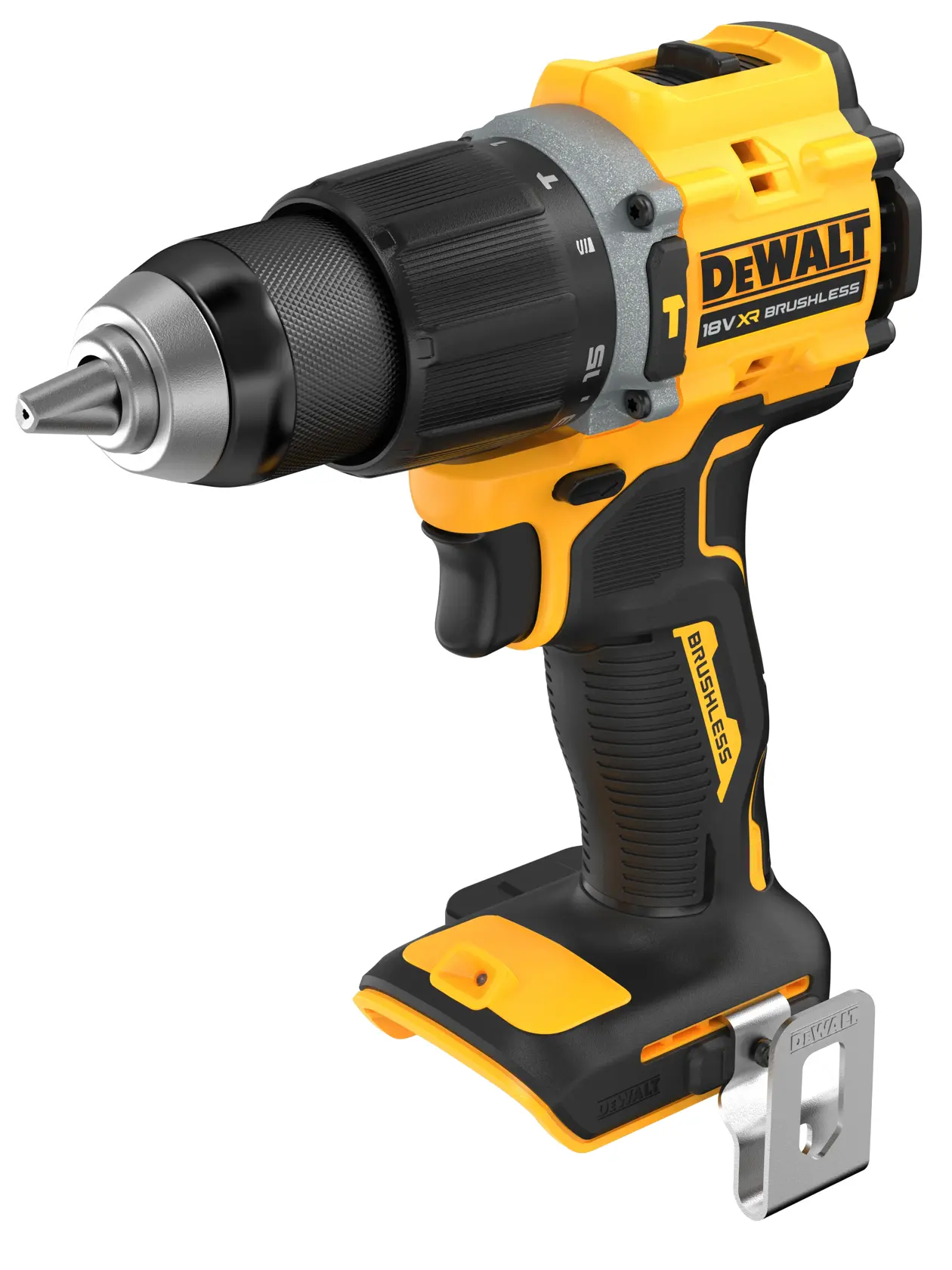 Mașină de găurit și înșurubat cu percuție, compactă, 18V XR, cu motor fără perii (doar unealta)