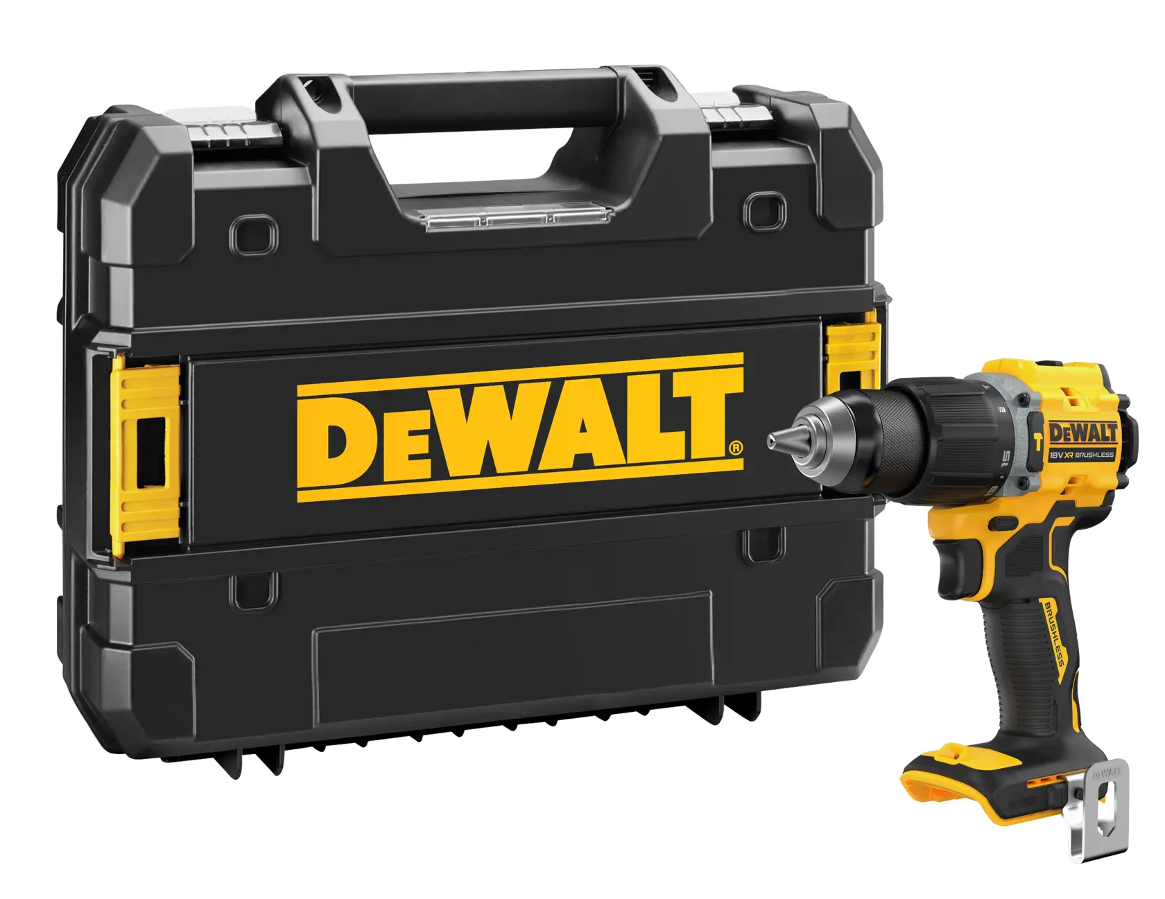 Mașină de găurit și înșurubat cu percuție, compactă, 18V XR, cu motor fără perii (doar unealta)