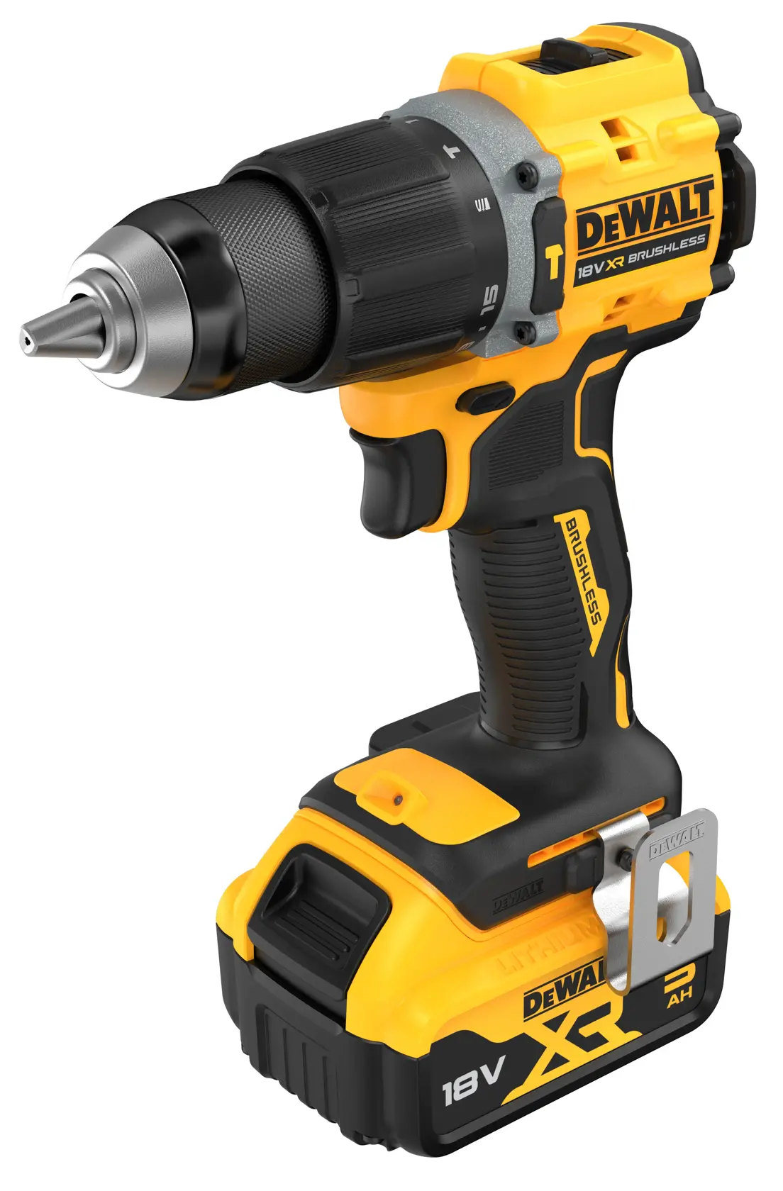 Mașină de găurit cu percuție compactă cu motor fără perii 18 V XR - 2 x 5 Ah