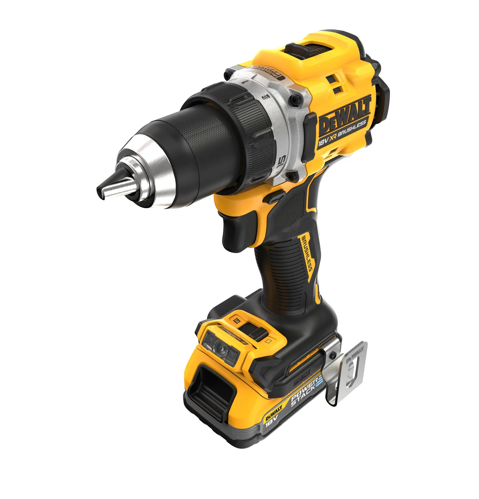 Mașină de găurit și înșurubat cu percuție și motor fără perii de 18 V XR - 2 X POWERSTACK™