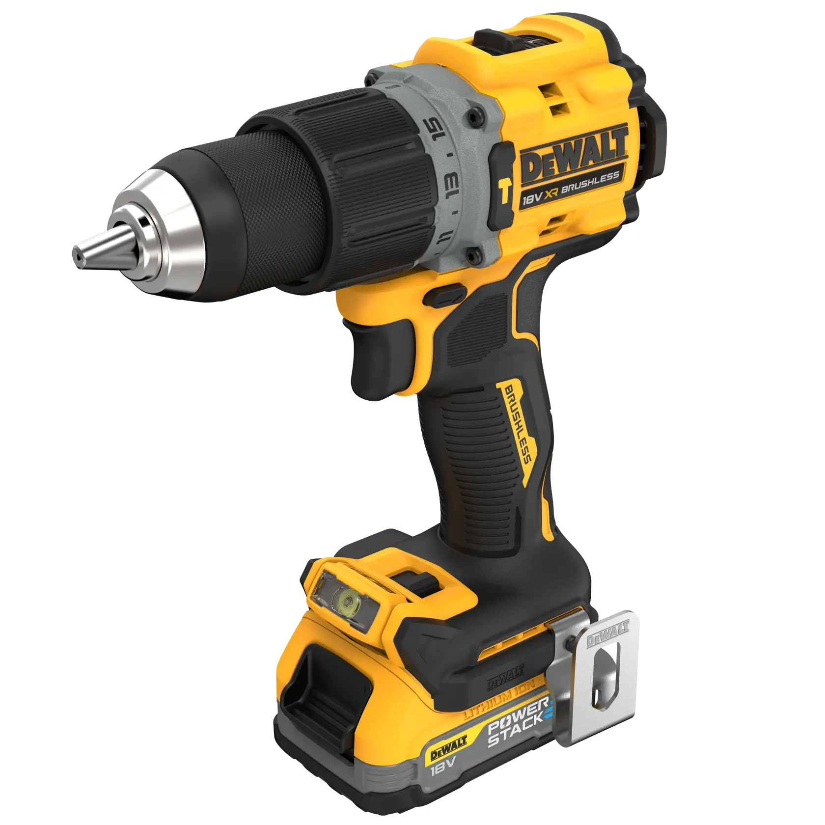 Mașină de găurit și înșurubat cu percuție și motor fără perii de 18 V XR - 1 X POWERSTACK™