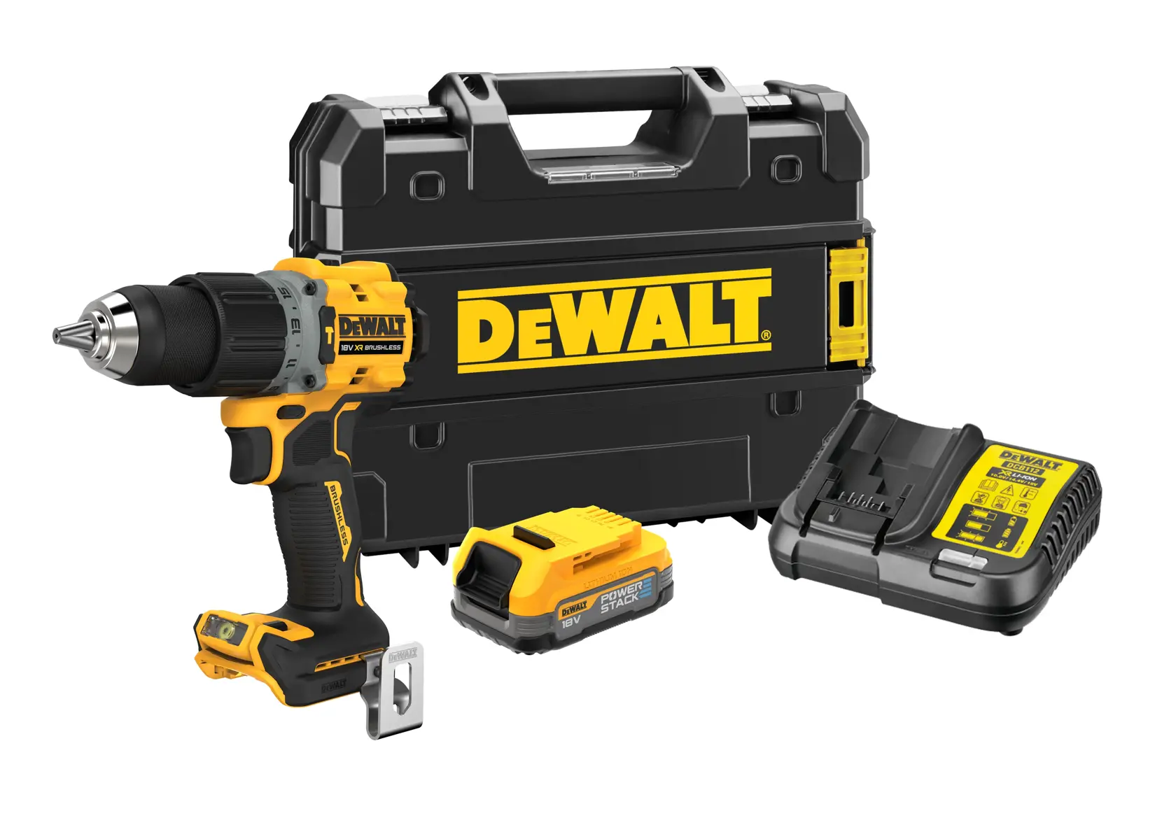 Mașină de găurit și înșurubat cu percuție și motor fără perii de 18 V XR - 1 X POWERSTACK™
