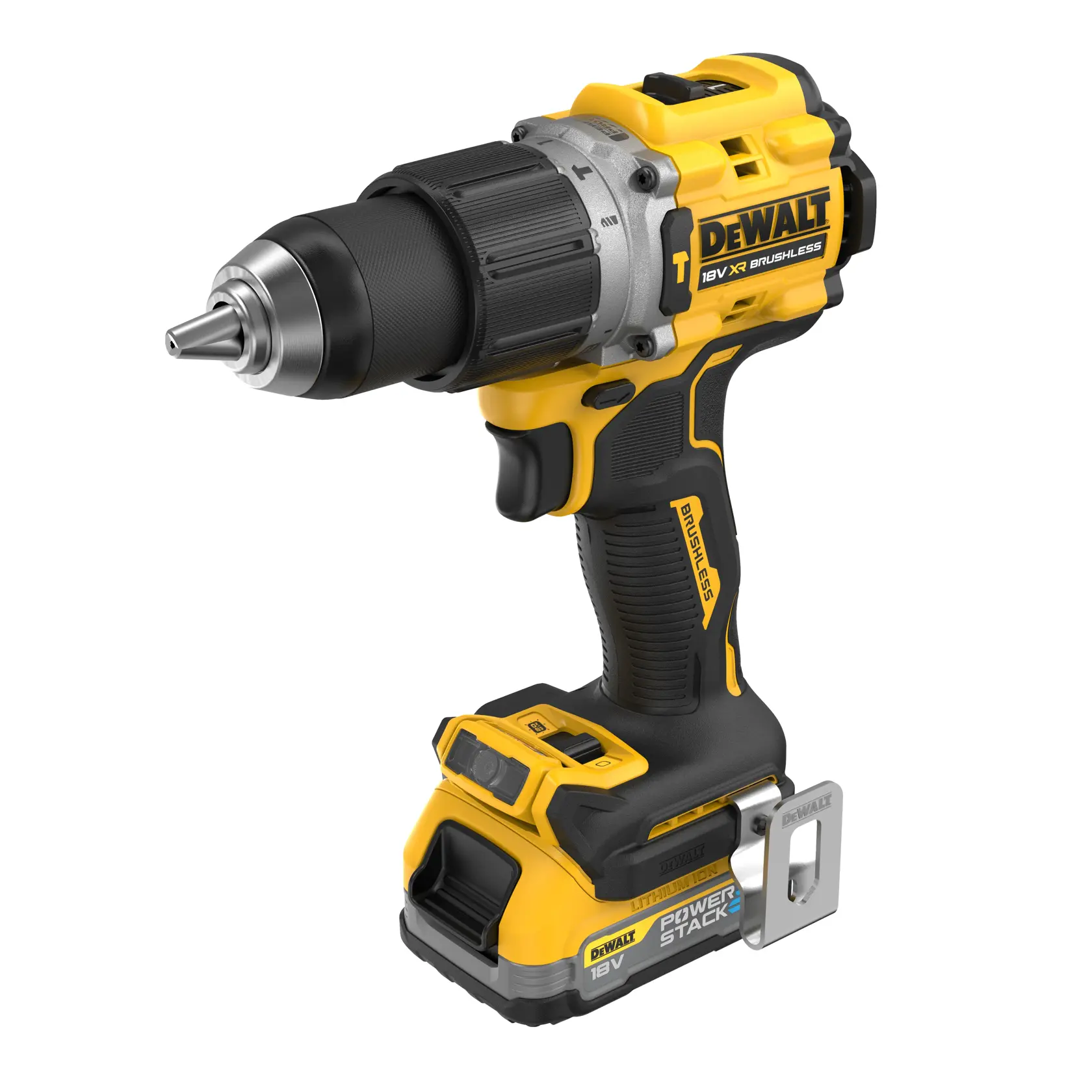 Mașină de găurit și înșurubat cu percuție și motor fără perii de 18 V XR - 2 X POWERSTACK™