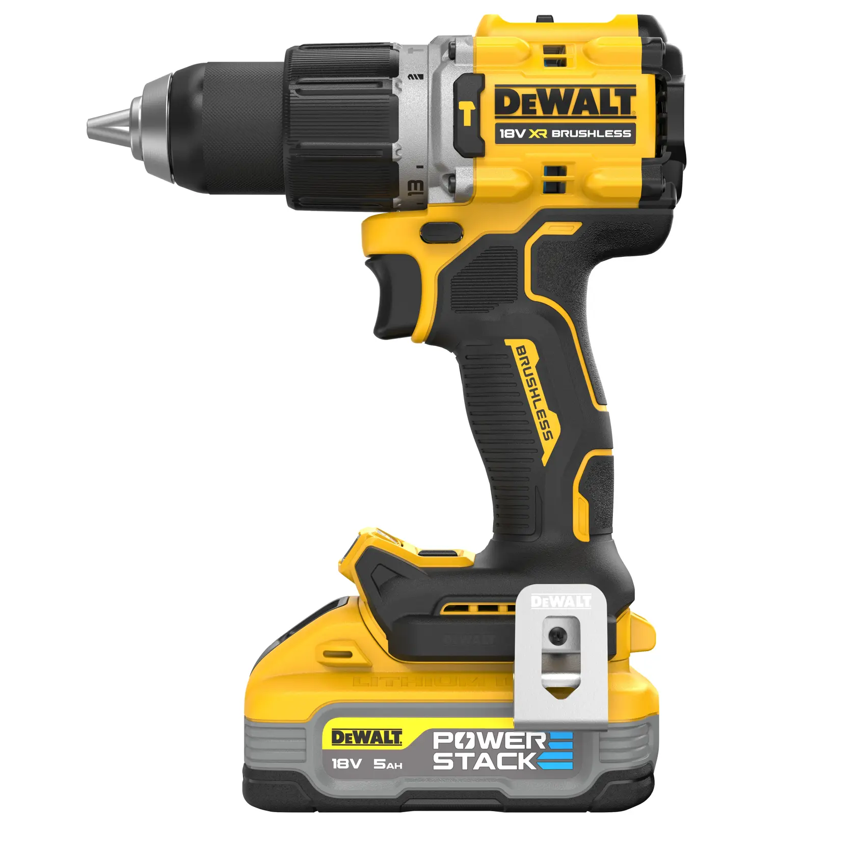 Mașină de găurit cu percuție fără perii de 18 V XR - 2 X POWERSTACK™ 5AH