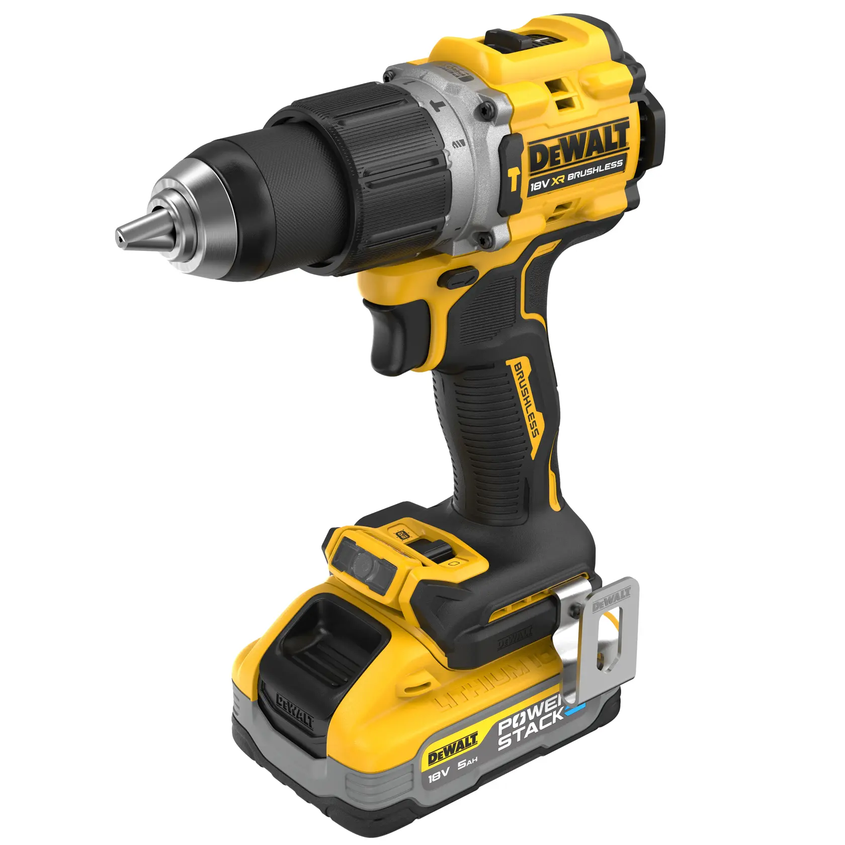 Mașină de găurit cu percuție fără perii de 18 V XR - 2 X POWERSTACK™ 5AH