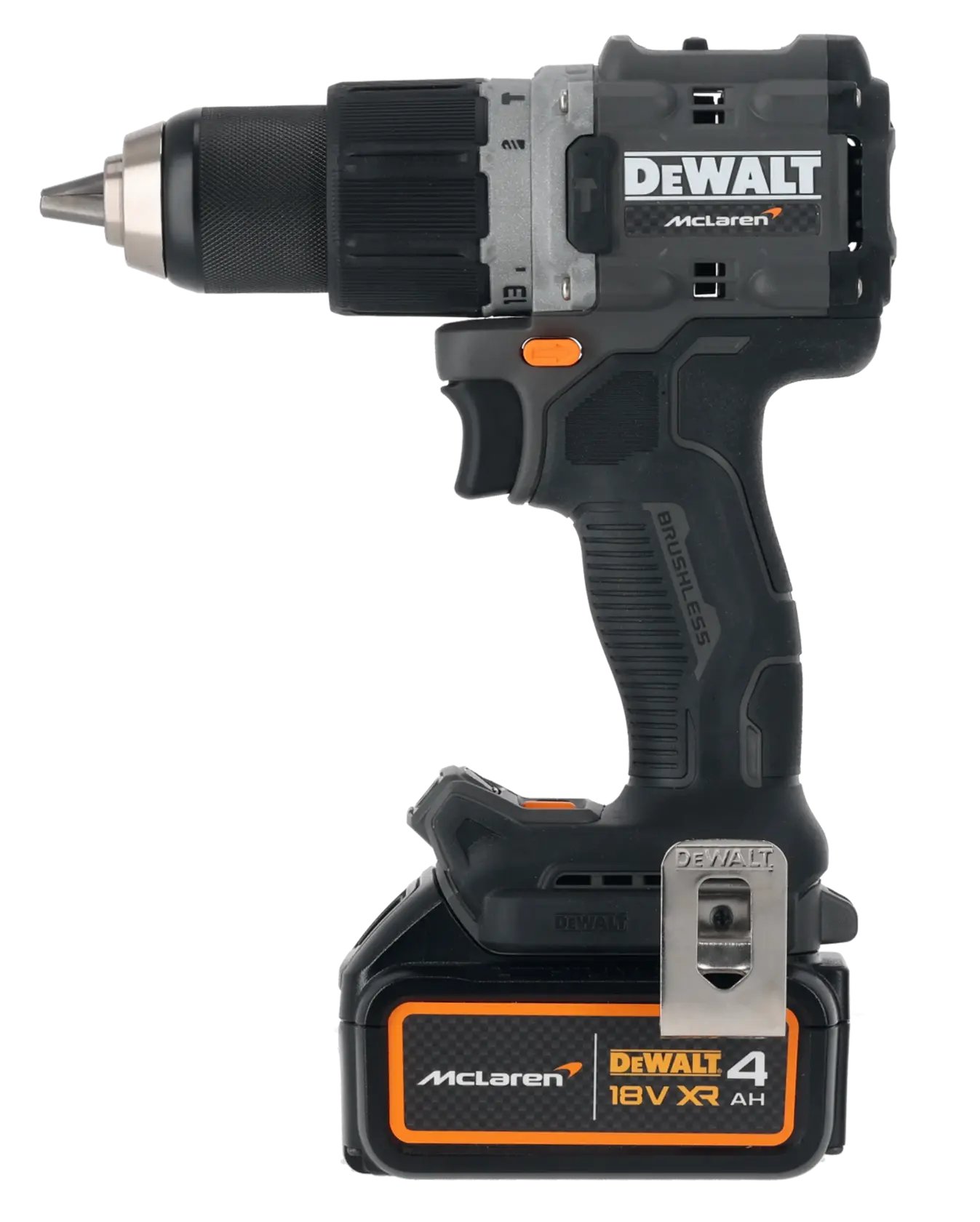 Mașină de găurit cu percuție fără perii DEWALT® x McLaren F1 Team 18V XR - 1 x 4AH