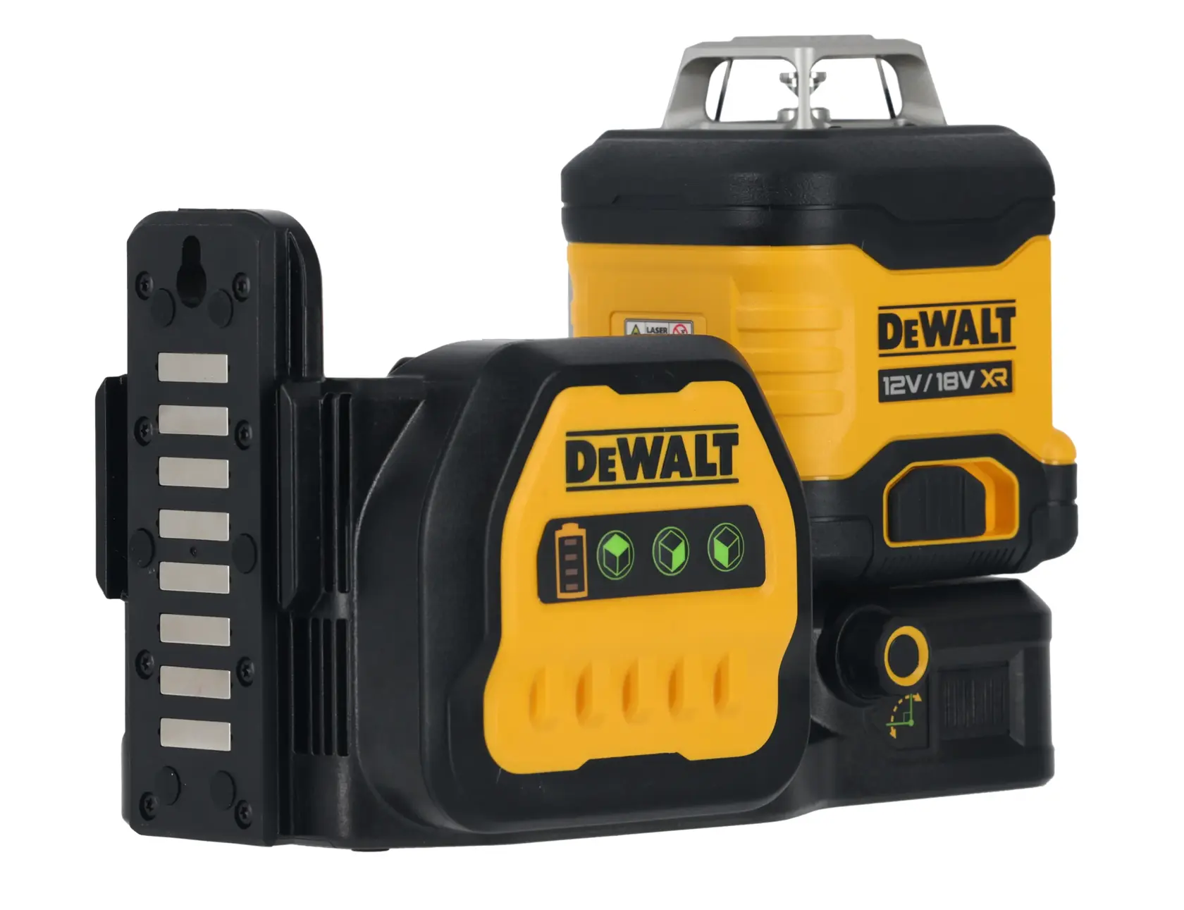 Laser verde cu linii transversale de 12 V / 18 V XR 3 X 360 - Bare
