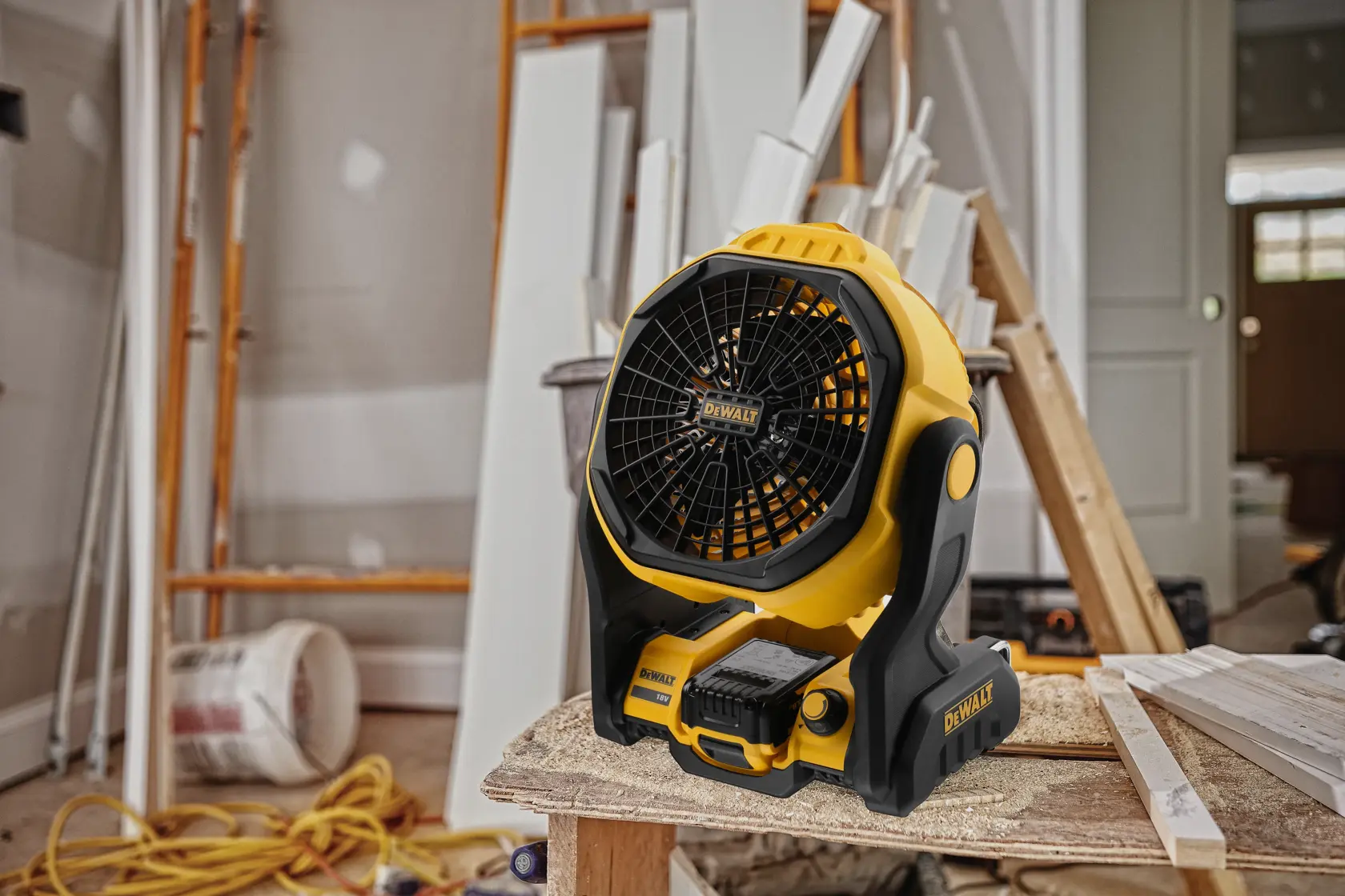 Ventilator de șantier XR de 18 V - unitate goală