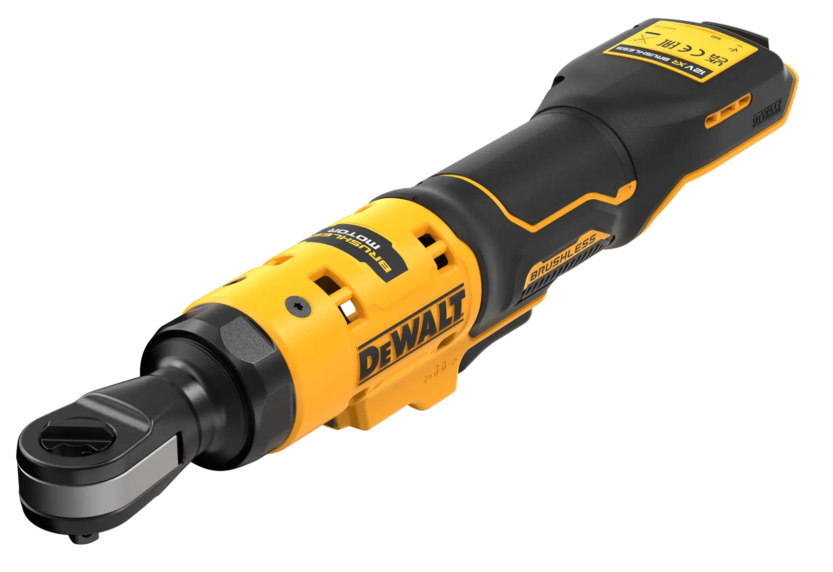Șurubelniță cu cap deschis prelungit cu cap deschis de 3/8", fără perii, 12 V XR - Unitate goală