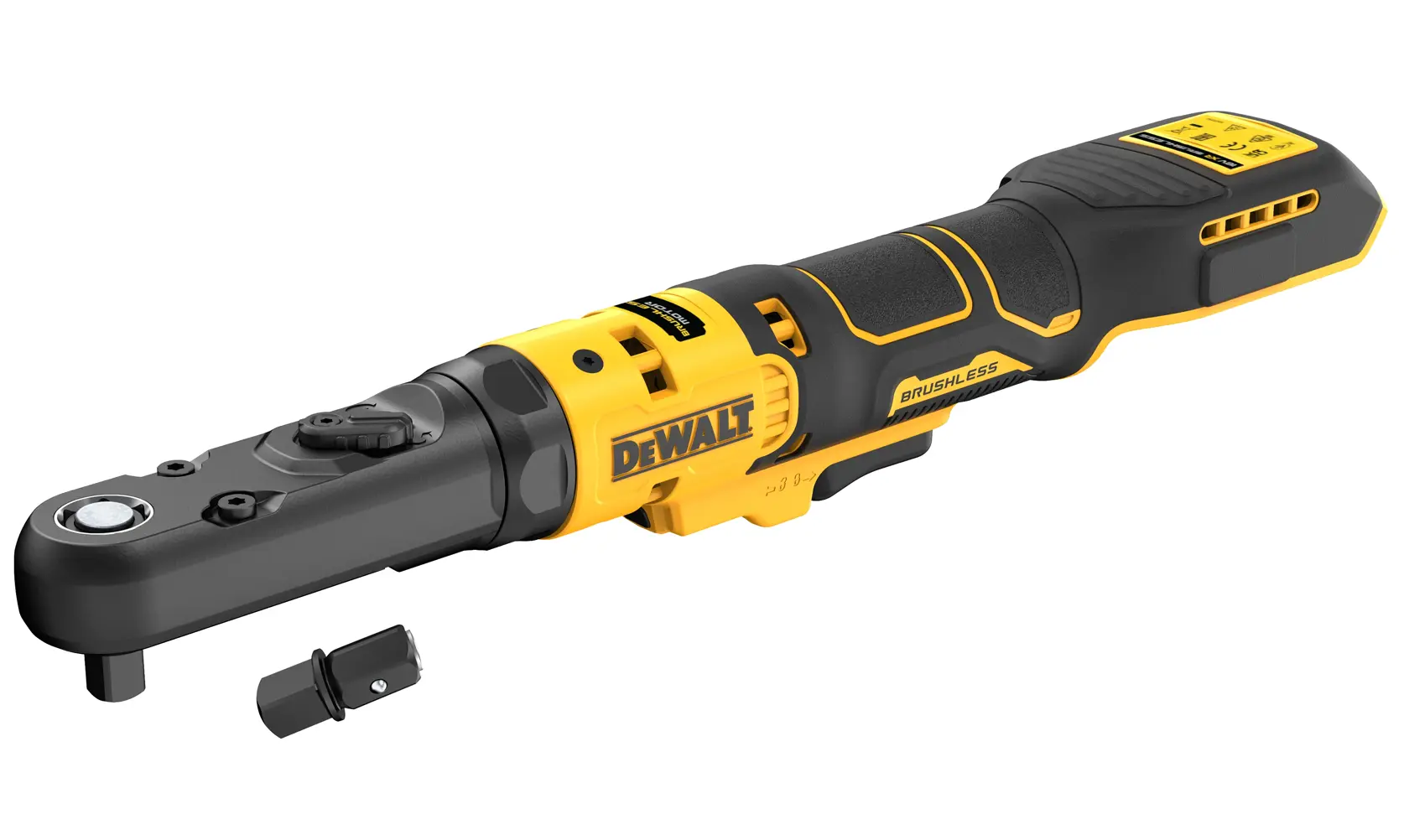 Clichet cu cap sigilat, de 3/8" și 1/2", fără perii, XR de 18 V - doar scula