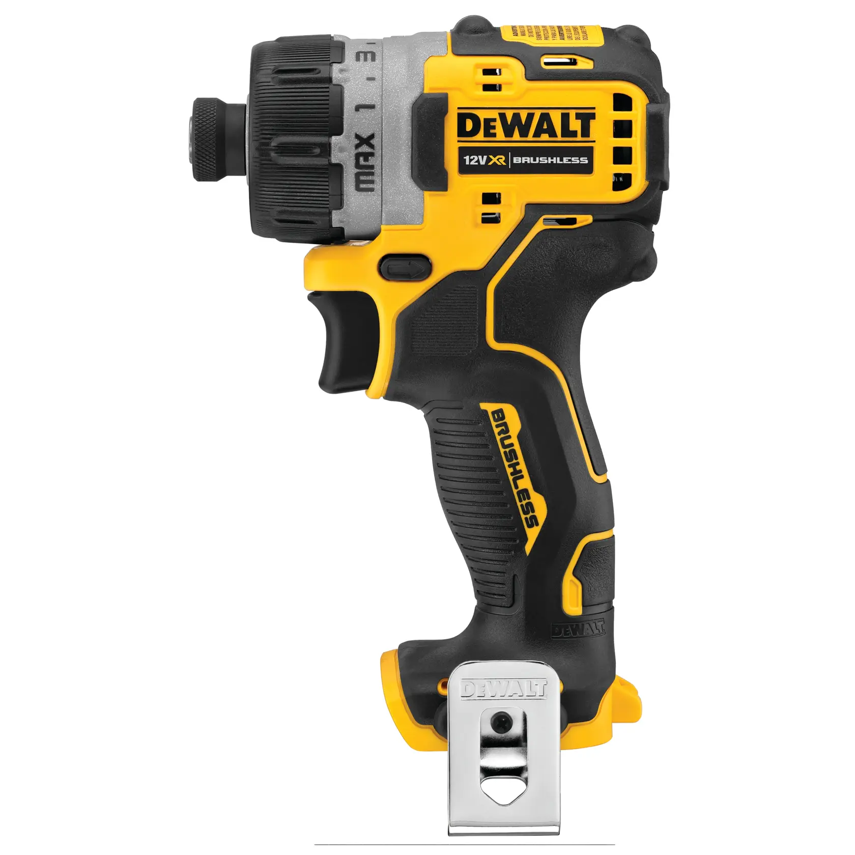 Mașină de înșurubat DEWALT® 12V XR® cu motor fără perii (fără acumulator și încărcător)