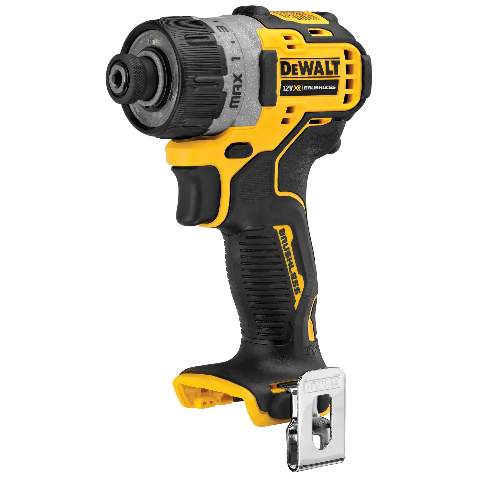 Mașină de înșurubat DEWALT® 12V XR® cu motor fără perii (fără acumulator și încărcător)