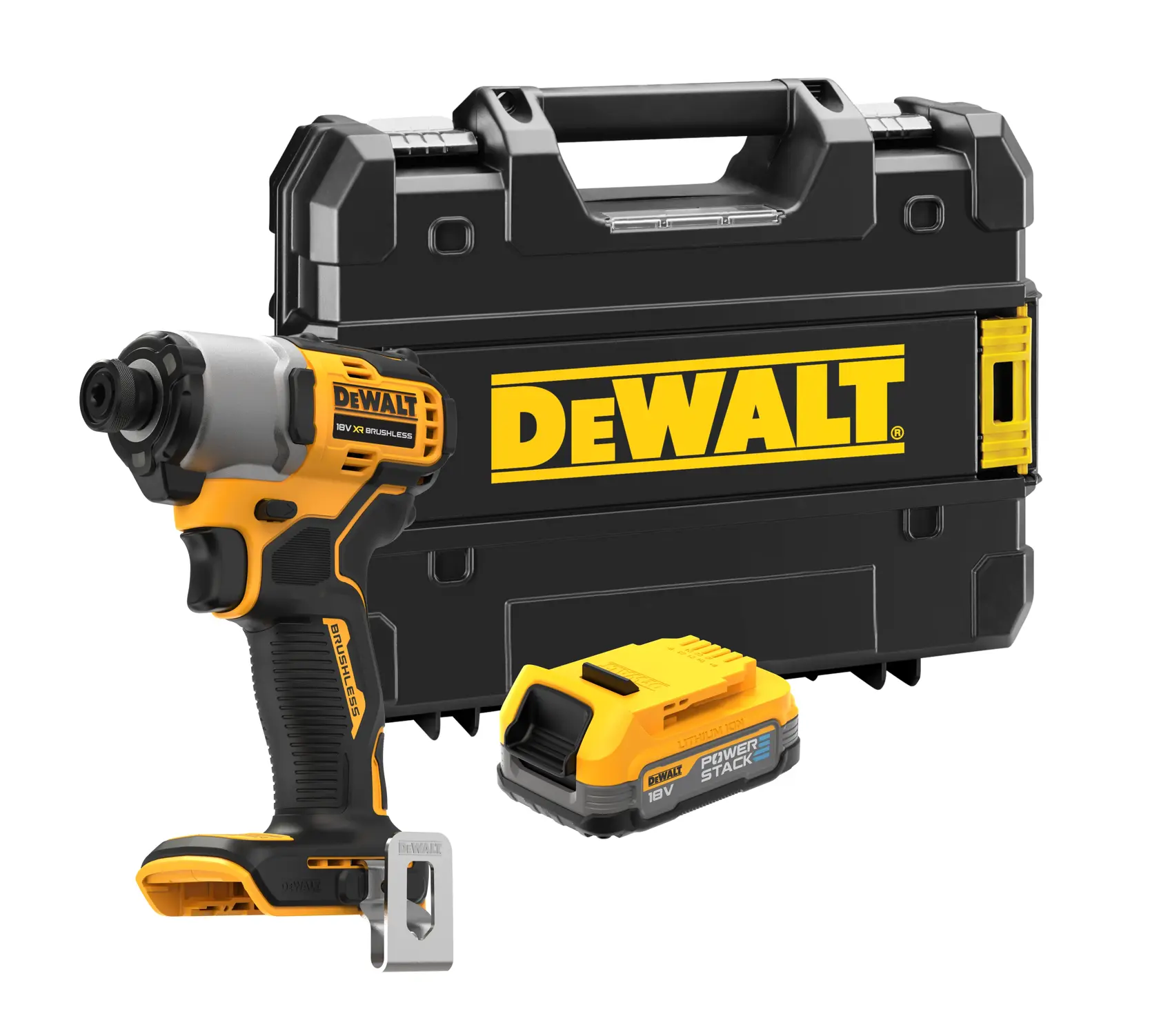 Șurubelniță de impact fără perii 18 V XR - 1 X POWERSTACK™