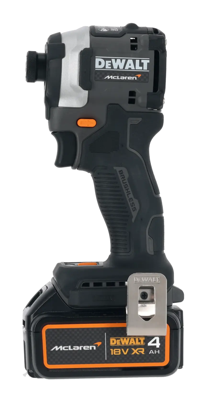 Mașină de găurit cu percuție fără perii DEWALT® x McLaren F1 Team 18V XR - 1 x 4AH