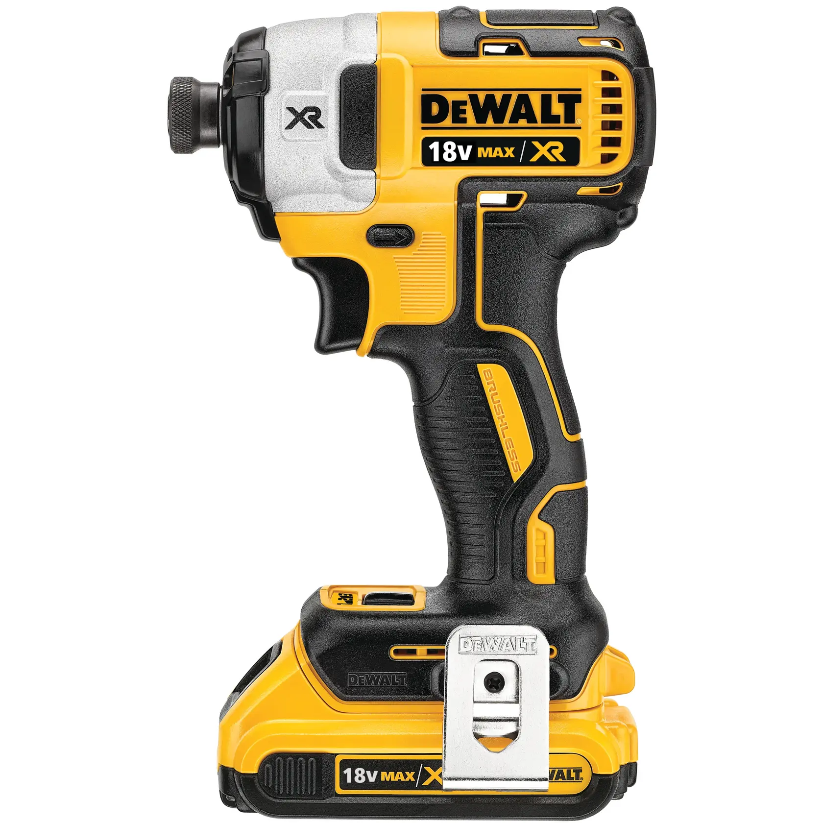 Mașină de înșurubat cu impact și motor fără perii de 18 V XR - 2 X 2 Ah