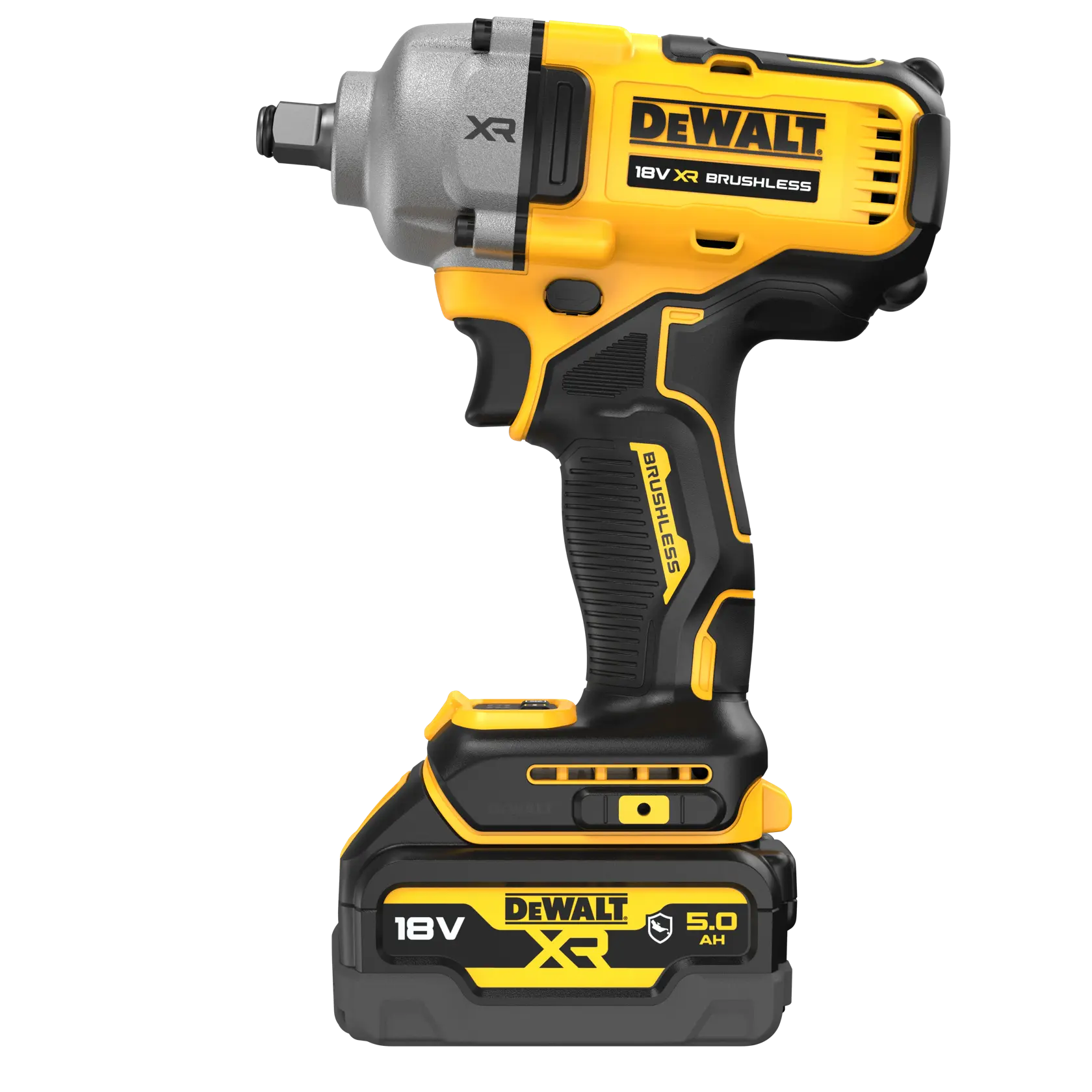 Cheie de impact cu nicovală cu inel de porc de 1/2" fără perii de 18 V XR - 2 X 5 Ah Automotive