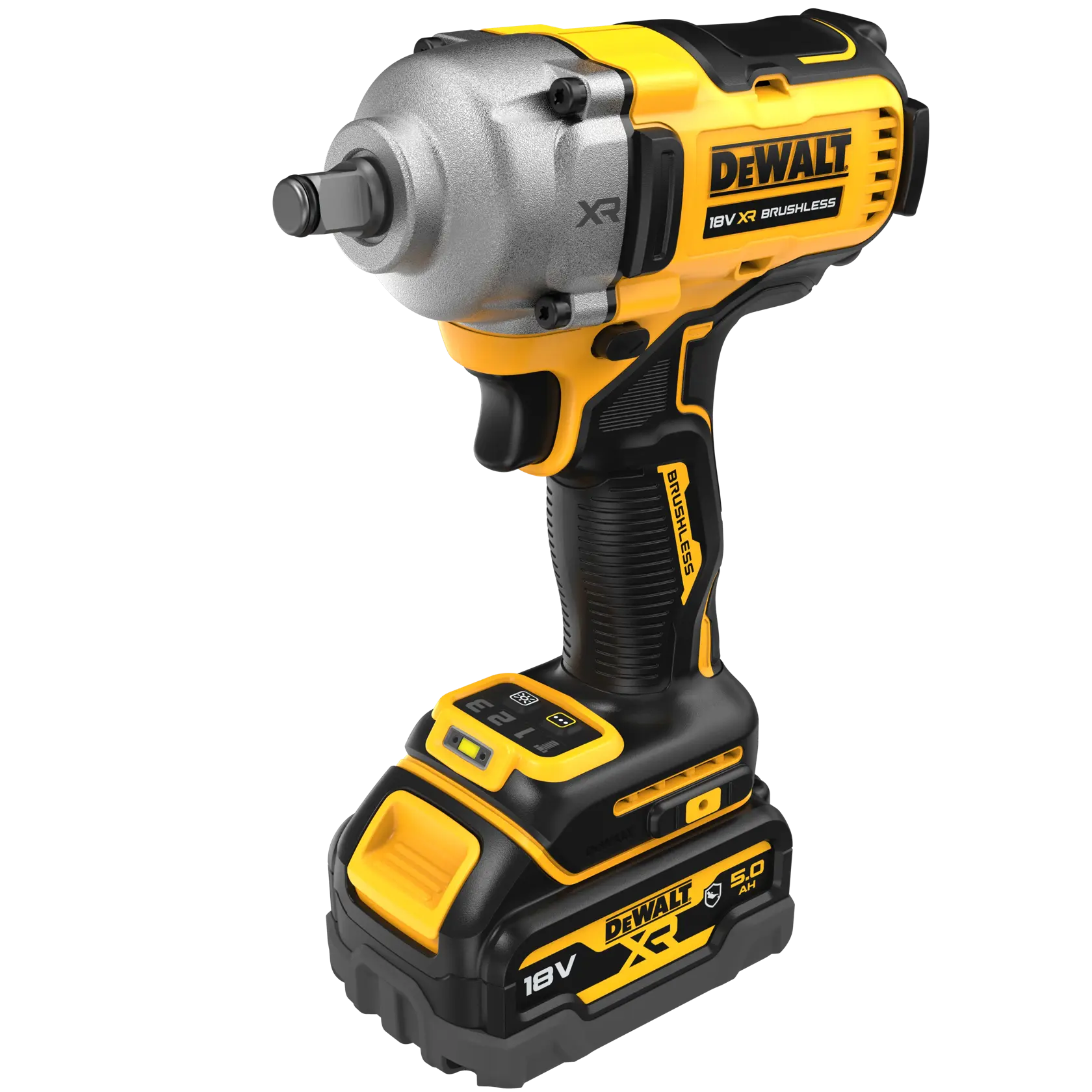 Cheie de impact cu nicovală cu inel de porc de 1/2" fără perii de 18 V XR - 2 X 5 Ah Automotive