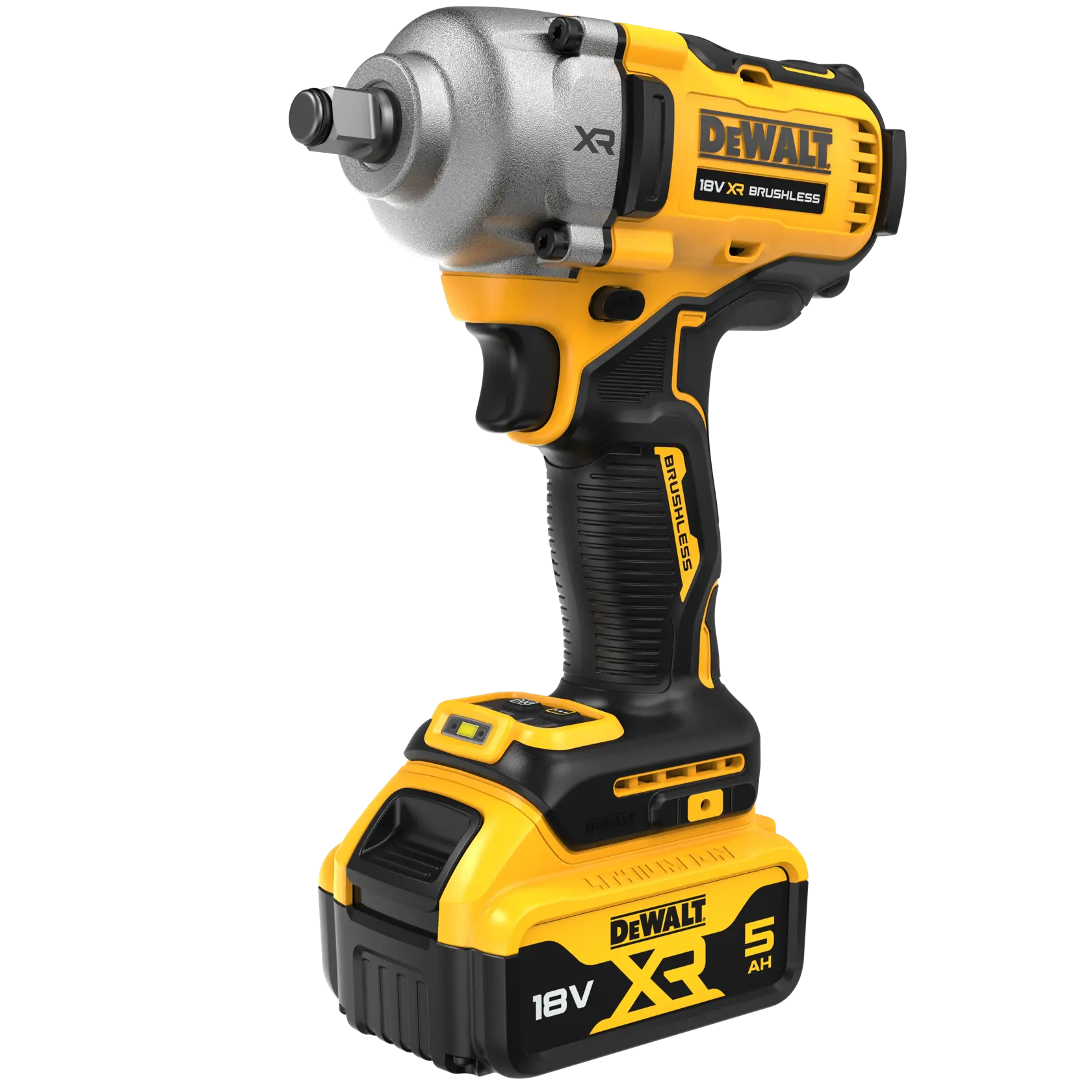 Cheie de impact cu inel cu nicovală fără perii de 18 V XR 1/2" - 2 X 5 AH