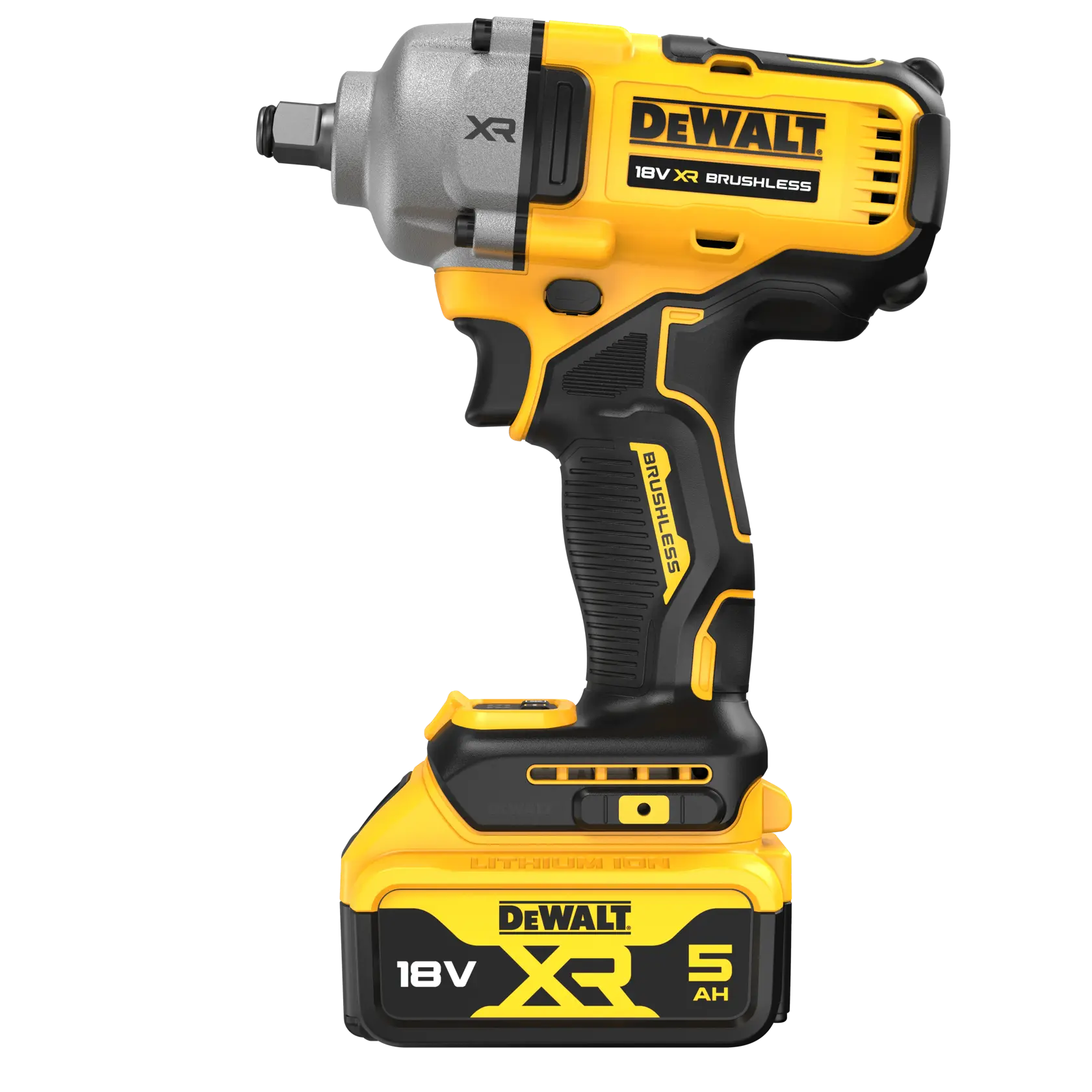 Cheie de impact cu inel cu nicovală fără perii de 18 V XR 1/2" - 2 X 5 AH