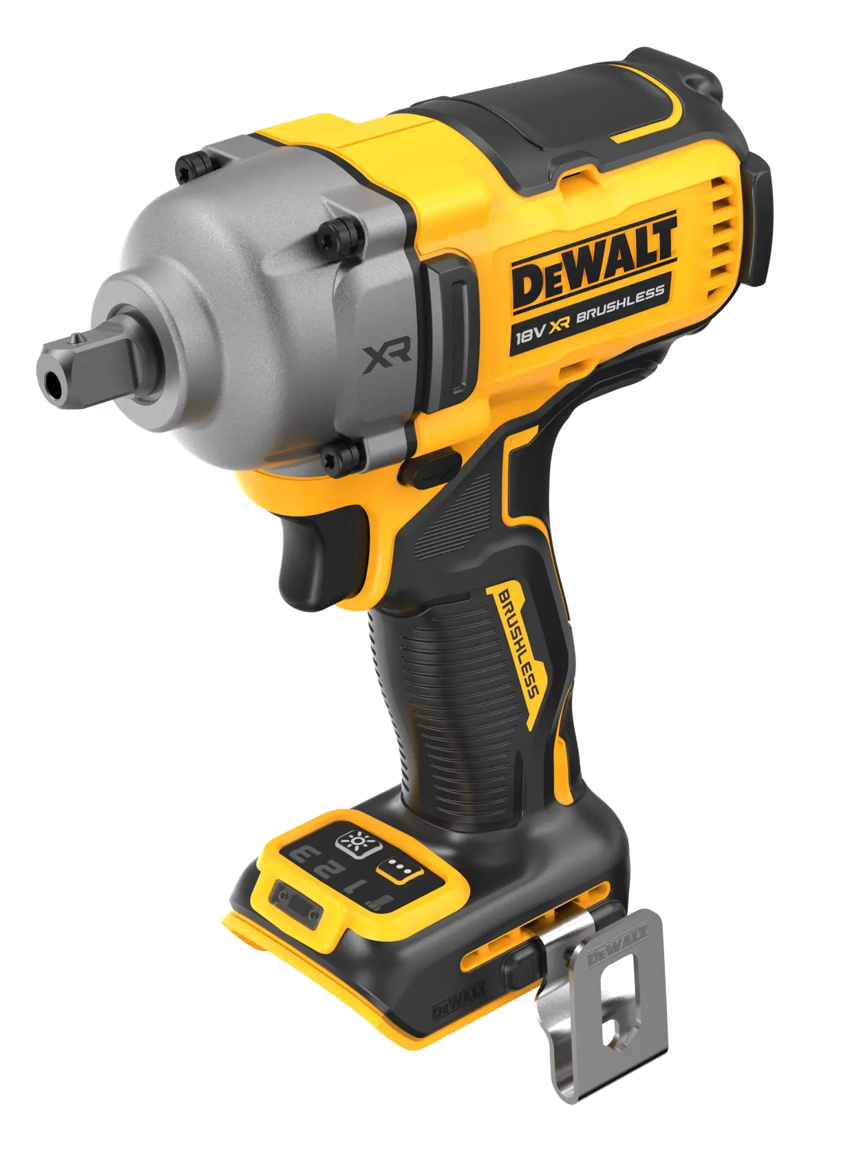 Cheie de impact cu nicovală cu inele cu porc de 1/2" fără perii de 18 V XR - Unitate goală