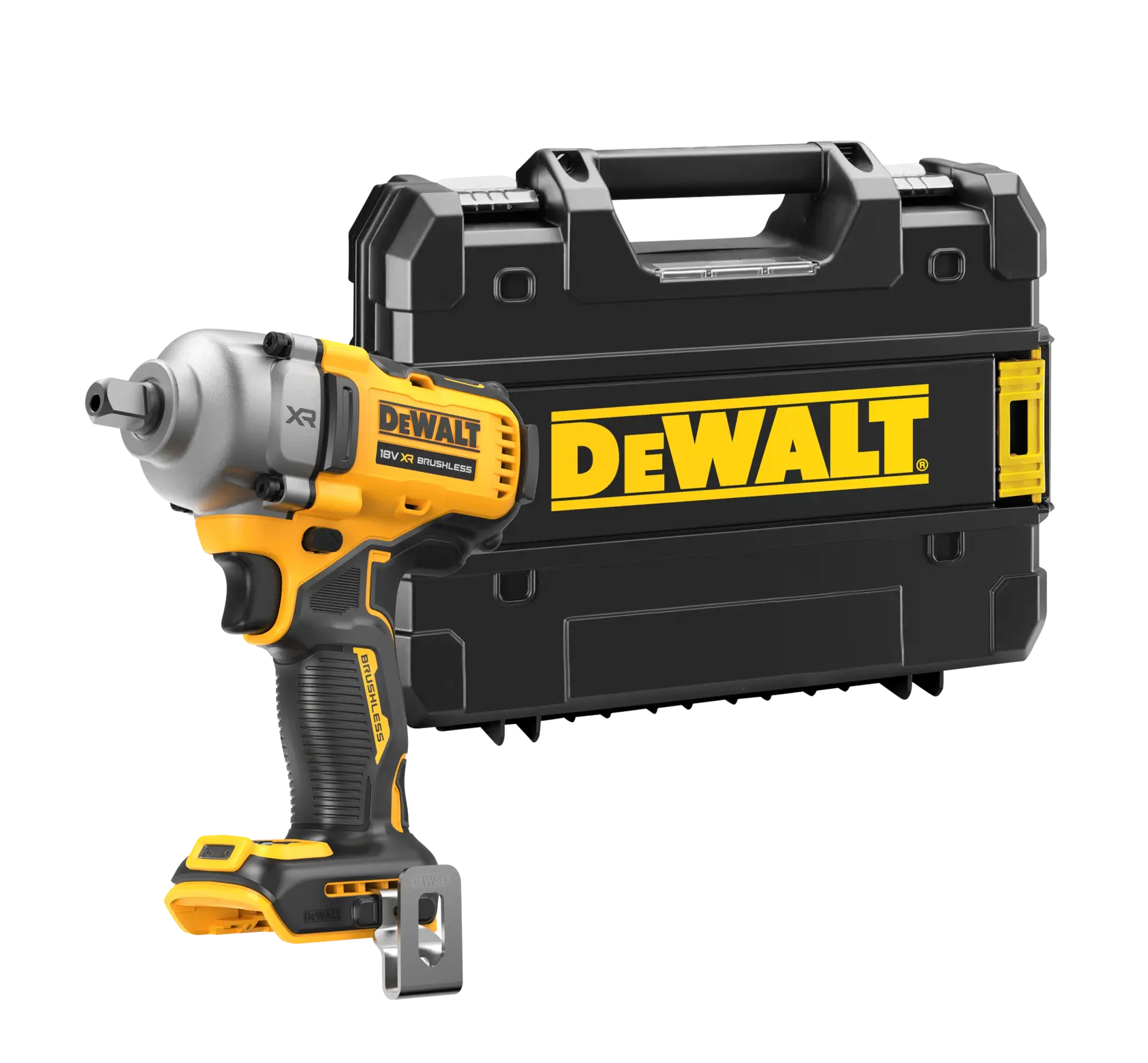 Cheie de impact cu nicovală cu inele cu porc de 1/2" fără perii de 18 V XR - Unitate goală