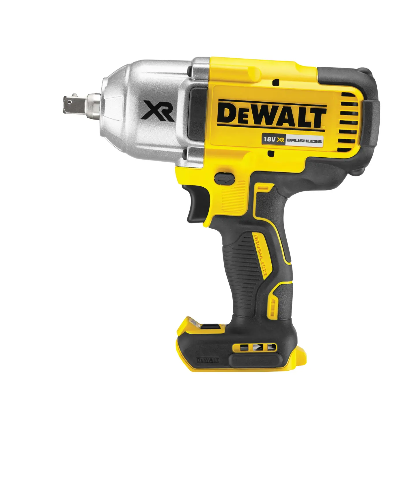 Cheie cu impact și cuplu ridicat XR de 18 V 1/2" cu motor fără perii - Unitate fără accesorii