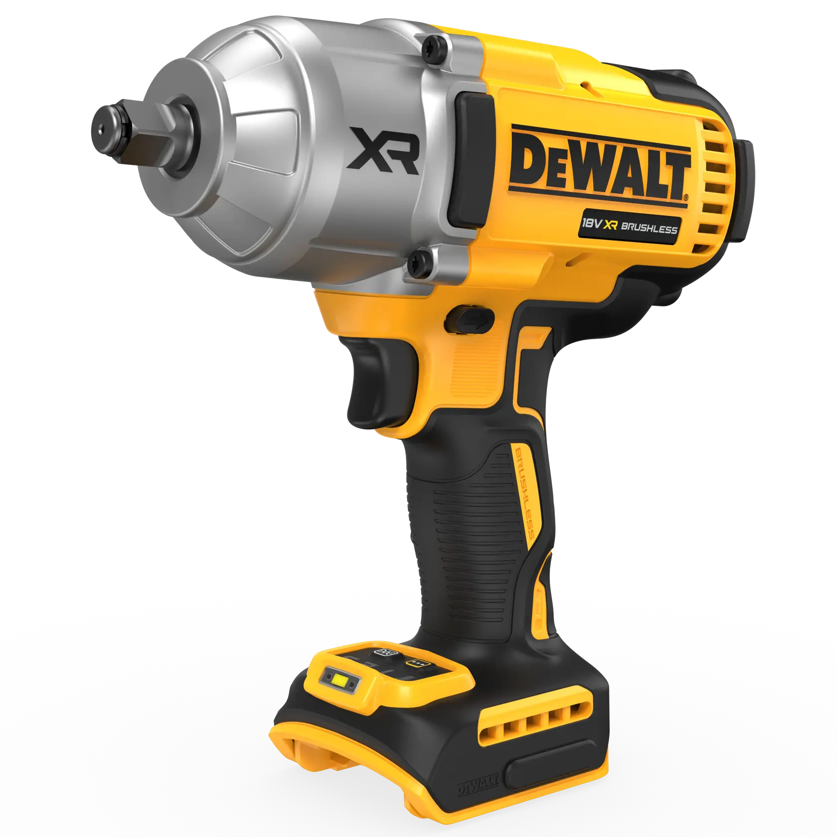 Cheie de impact cu cuplu mare de torsiune de 1/2" cu inel Hog de 18 V XR fără perii - unitate goală