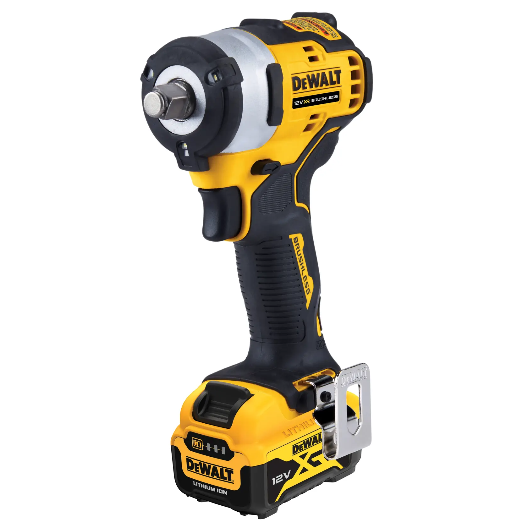 Cheie de impact de 1/2" fără perii de 12 V XR, 1 x baterie de 5 Ah