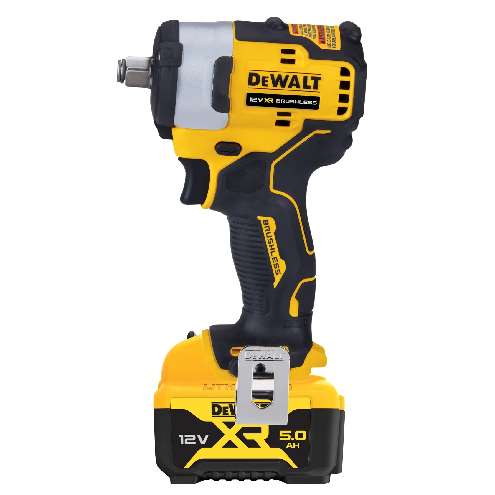 Cheie de impact de 1/2" fără perii de 12 V XR, 1 x baterie de 5 Ah