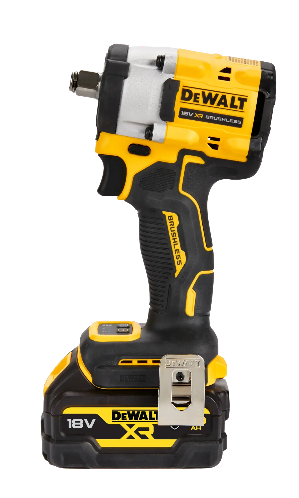 Cheie de impact compactă fără perii 18V XR fără perii de 1/2" Hog Ring - 2 x 5Ah GFN Auto Kit