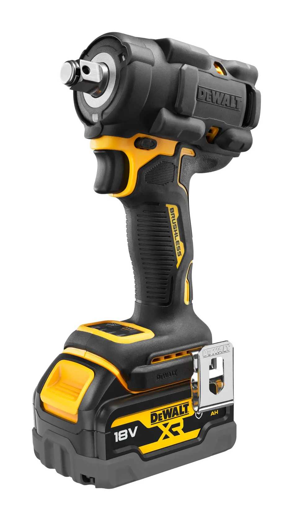 Cheie de impact compactă fără perii 18V XR fără perii de 1/2" Hog Ring - 2 x 5Ah GFN Auto Kit