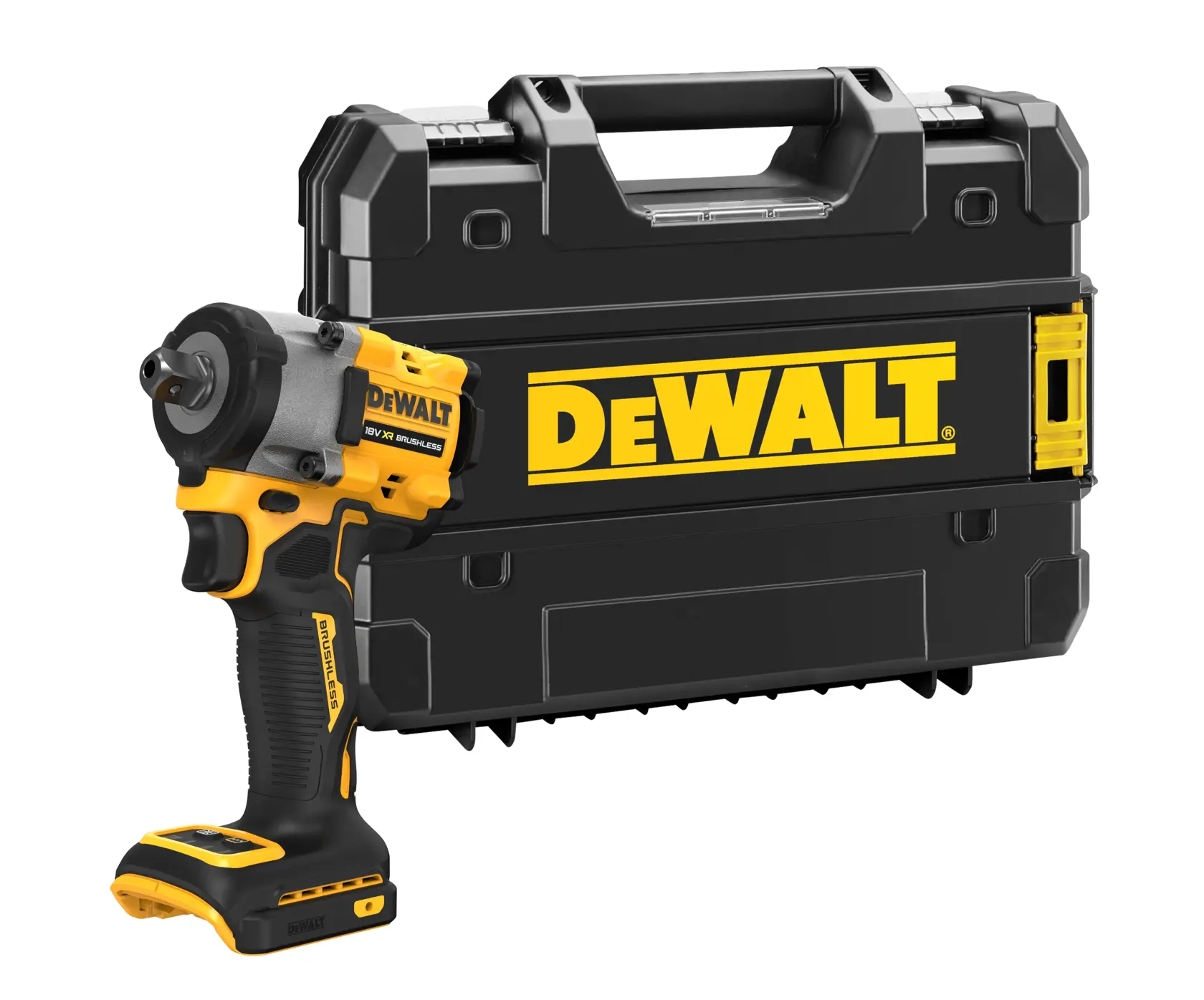 Cheie de impact compactă fără perii de 18 V XR fără perii de 1/2" cu știft de fixare și nicovală - unitate goală