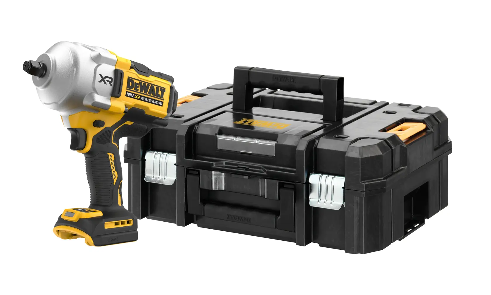 Masina de impact cu cuplu mare, de 1/2", fără perii, XR de 18 V - doar scula