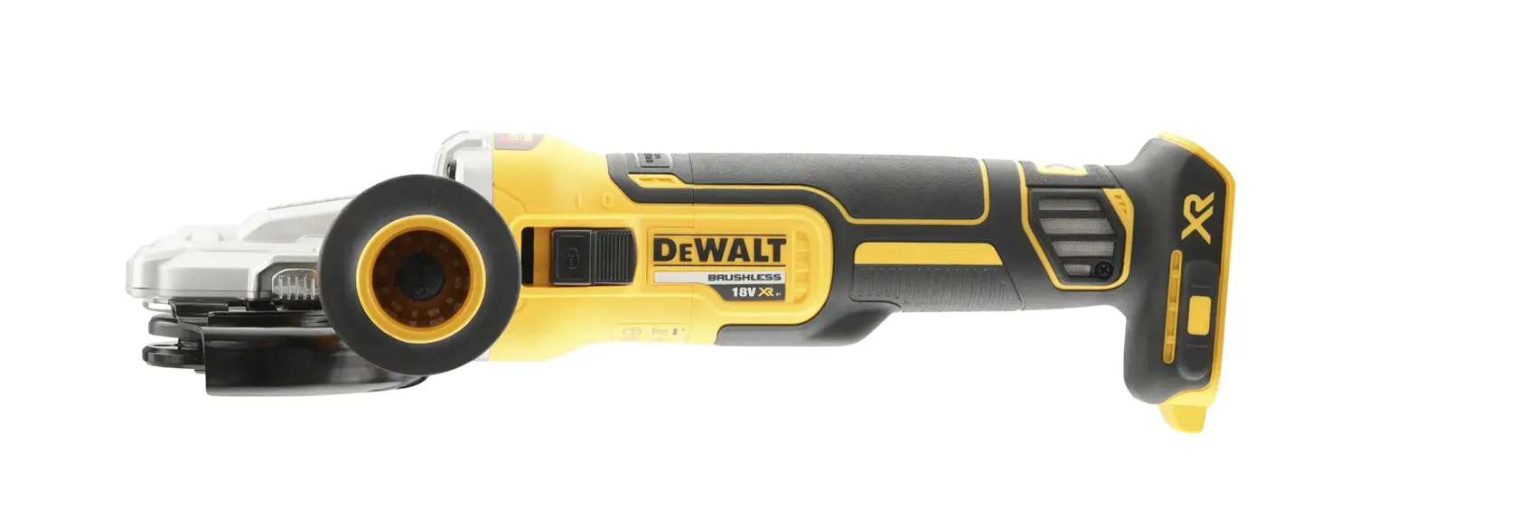 Polizor unghiular cu cap drept 18V XR de 125 mm cu motor fără perii - Unitate fără accesorii