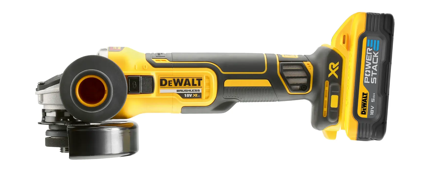 Polizor fără perii de 18V XR de 125mm - 2 X POWERSTACK™ 5AH