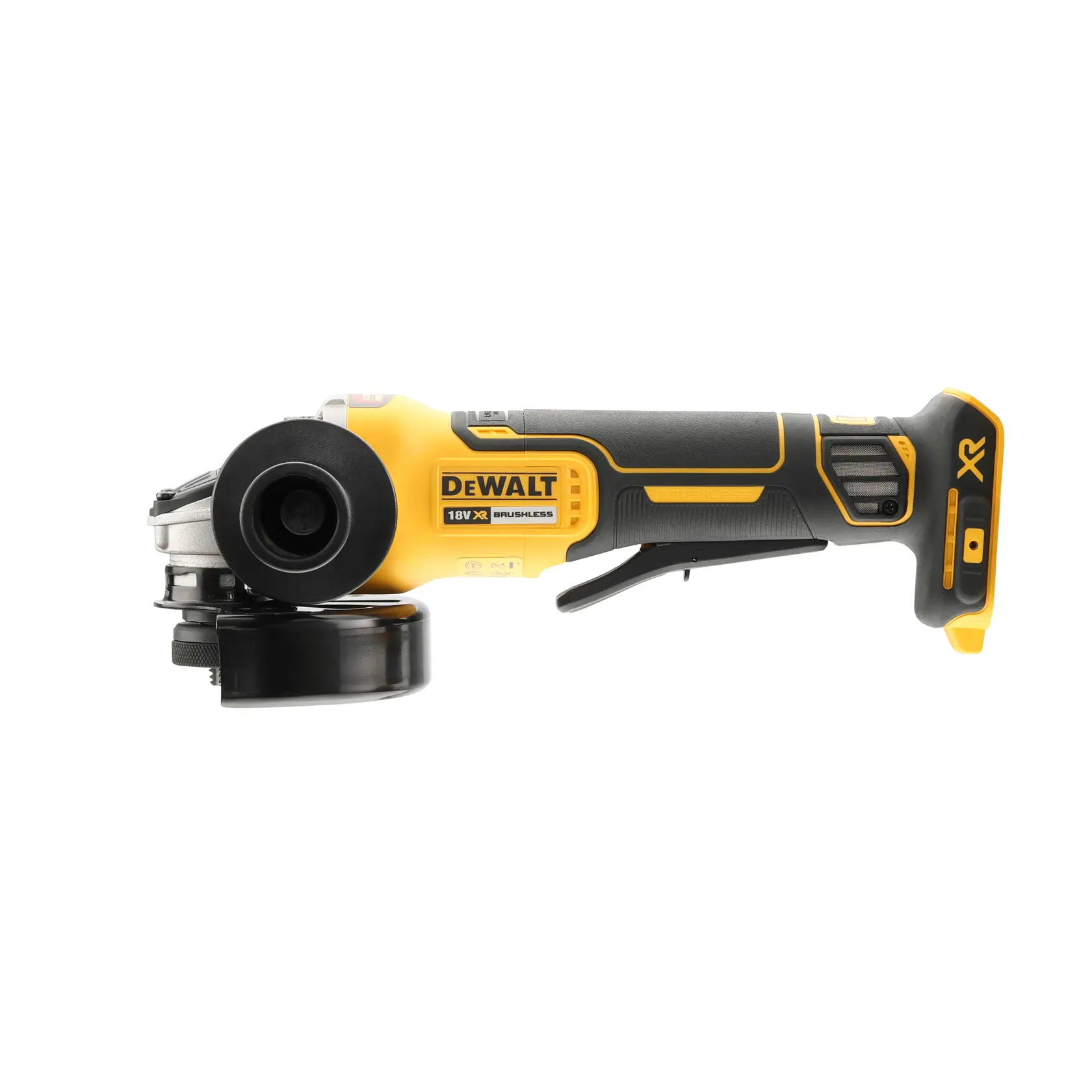 Polizor unghiular 18V XR de 125 mm cu motor fără perii - Unitate fără accesorii