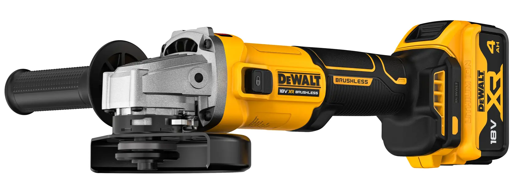 Polizor unghiular de 125 mm 18V XR fără perii - 2 x 4Ah
