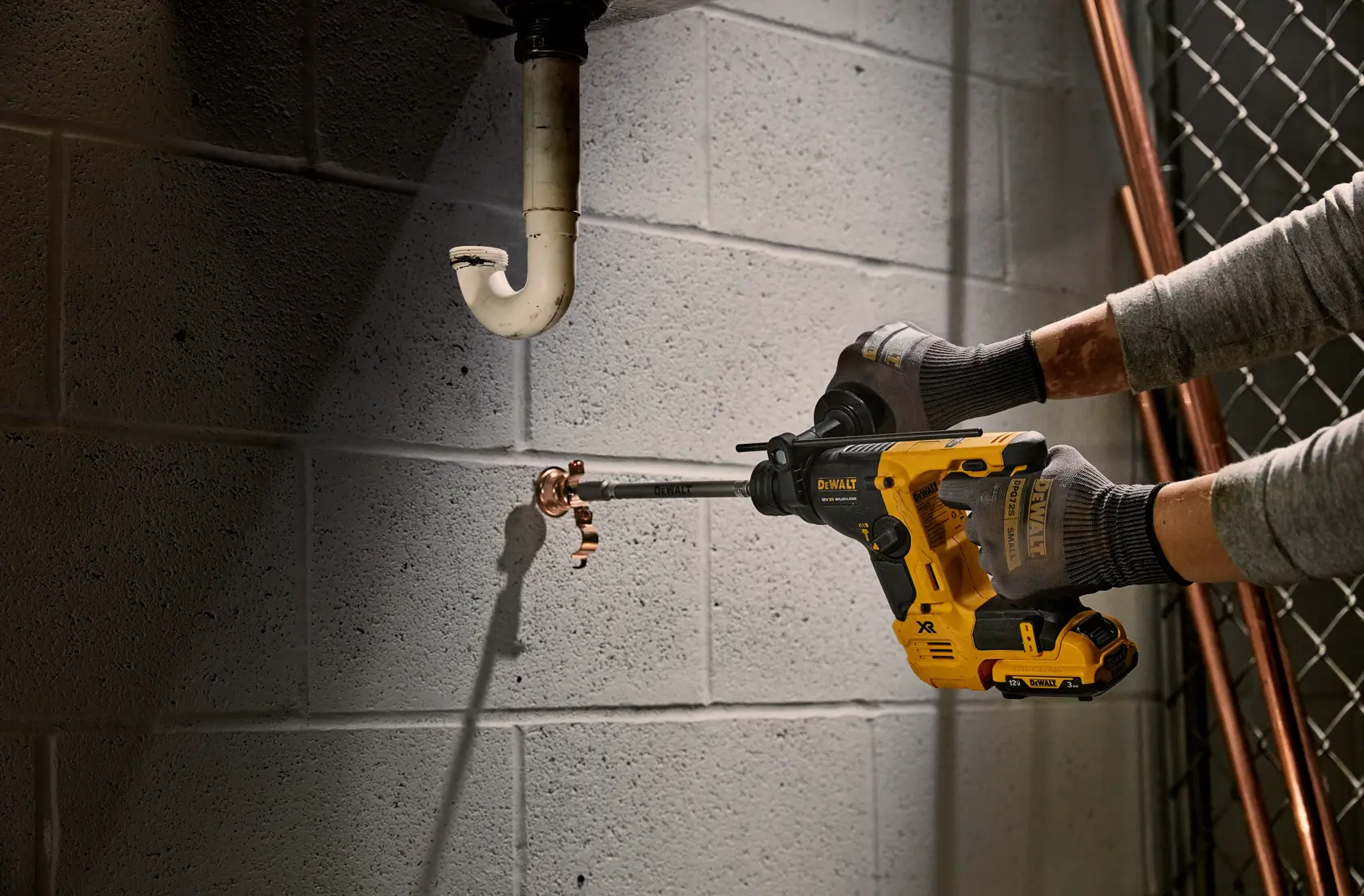 Ciocan rotopercutor cu motor fara perii SDS Plus de 12 V XR, ultracompactă de 14 mm SDS Plus - Unitate goală