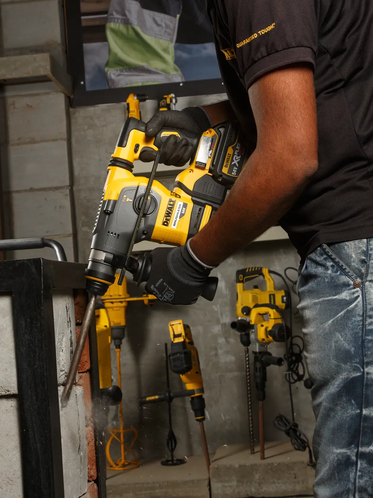 Ciocan rotopercutor SDS-Plus 54V XR Flexvolt, 30 mm - Unitate fără accesorii