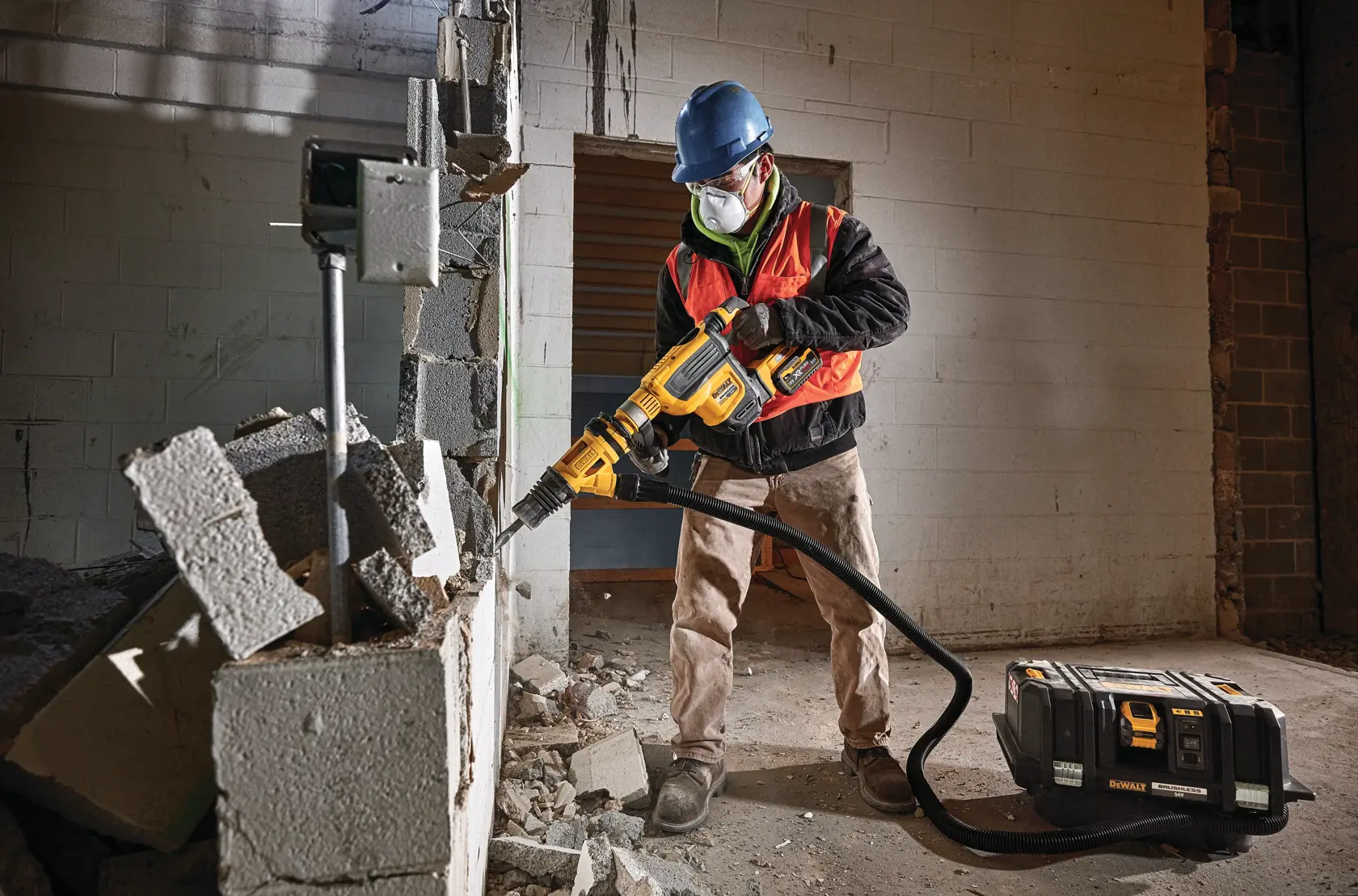 Ciocan Rotopercutor SDS-Max 54V XR Flexvolt, 45 mm - Unitate fără accesorii