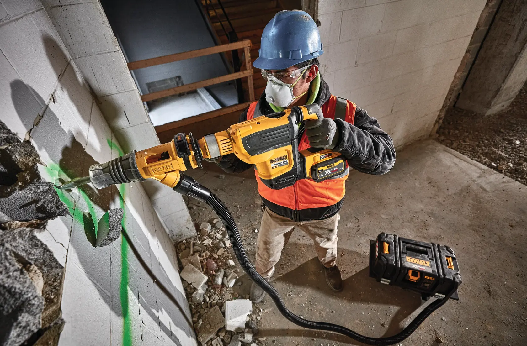 Ciocan Rotopercutor SDS-Max 54V XR Flexvolt, 45 mm - Unitate fără accesorii
